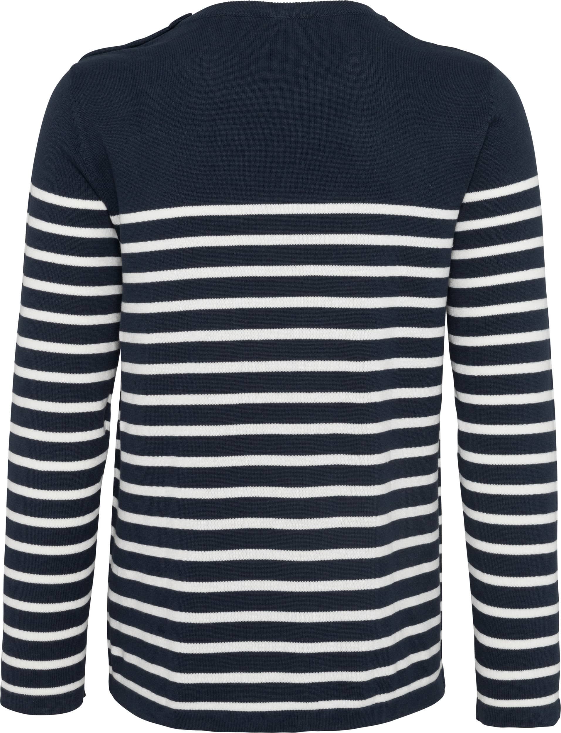 Herrenpullover im Marine-Stil