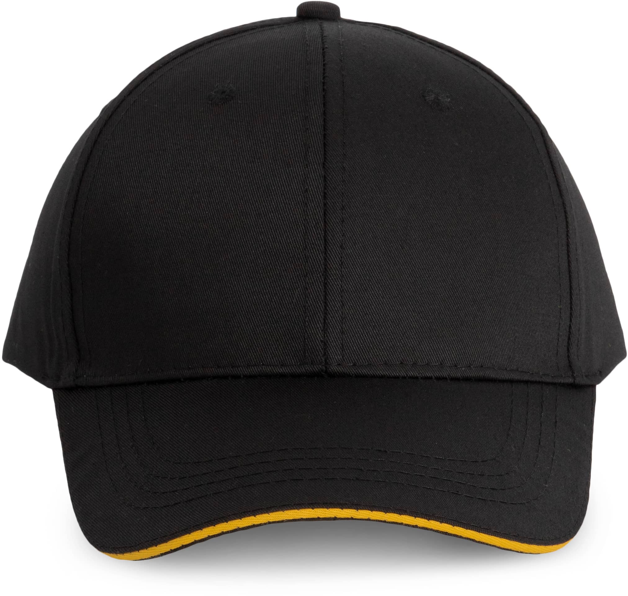 6-Panel-Cap mit Kontrast-Sandwichschirm OEKO-TEX® STANDARD 100