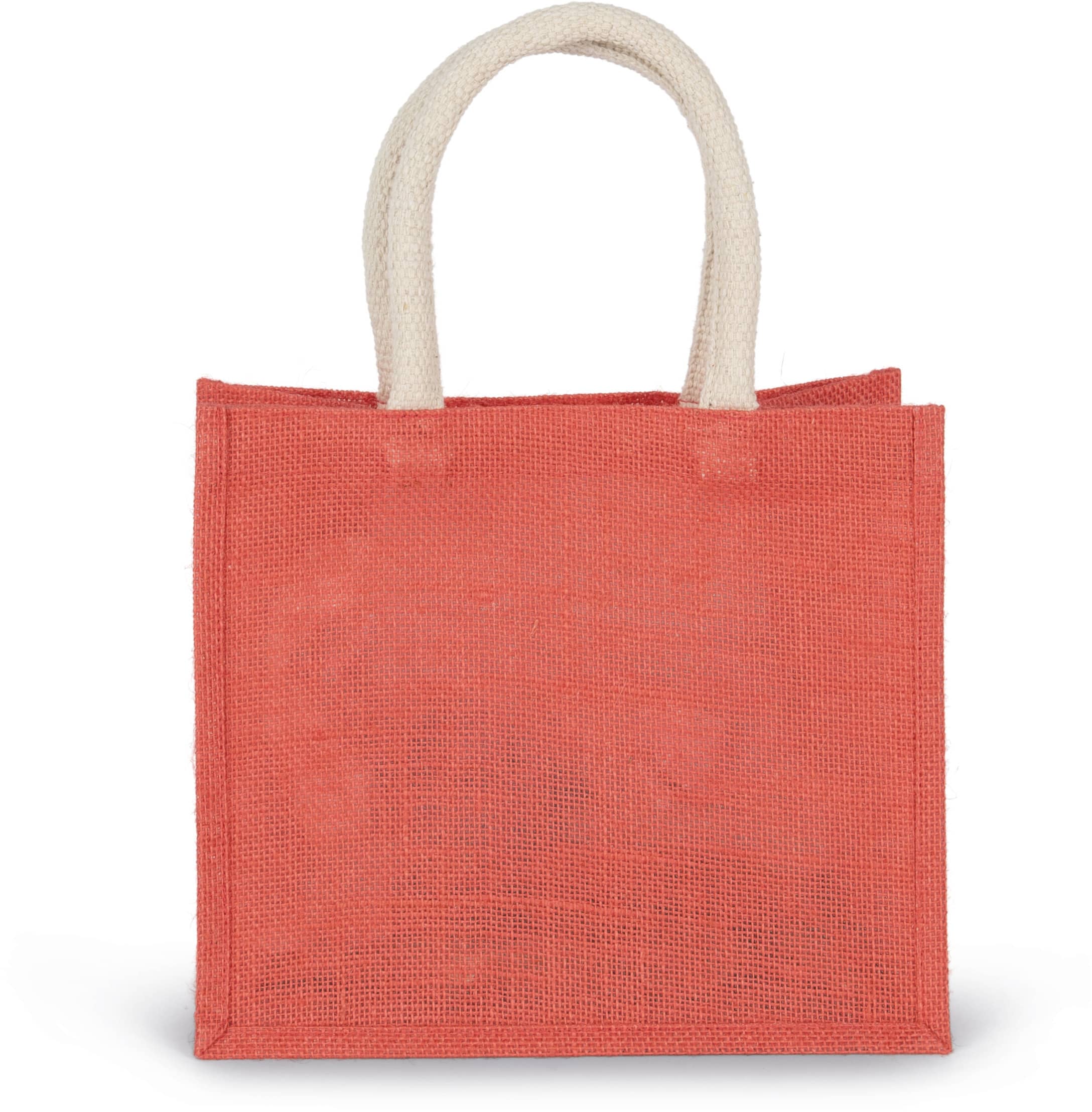 Jutetasche im Cabas-Stil Mittel - Bunt