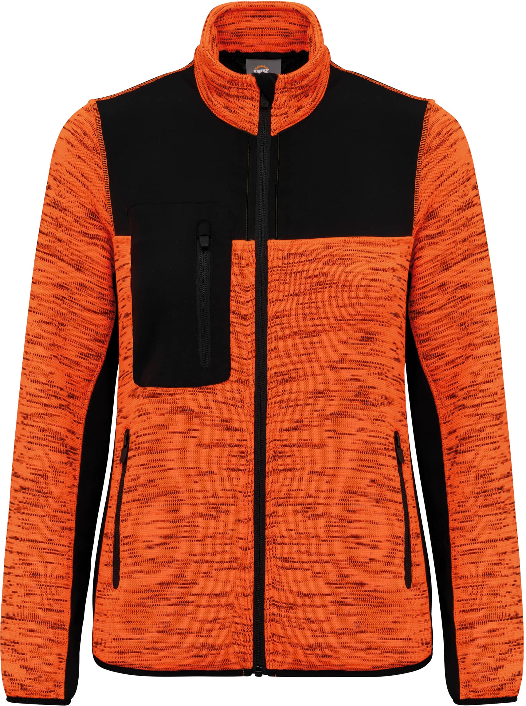 Recycelte Jacke aus Polyestertrikot für Damen