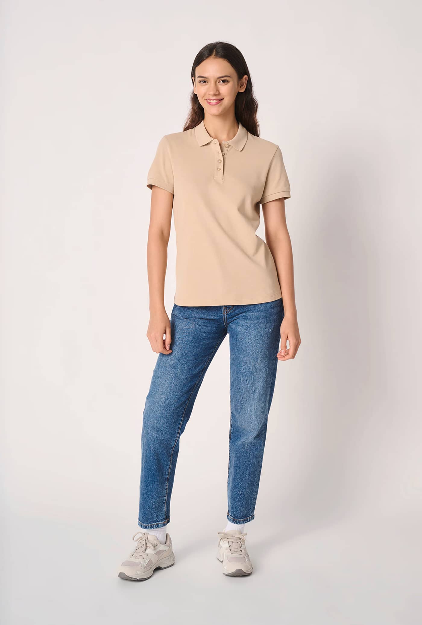 Damen Piqué-Poloshirt 296