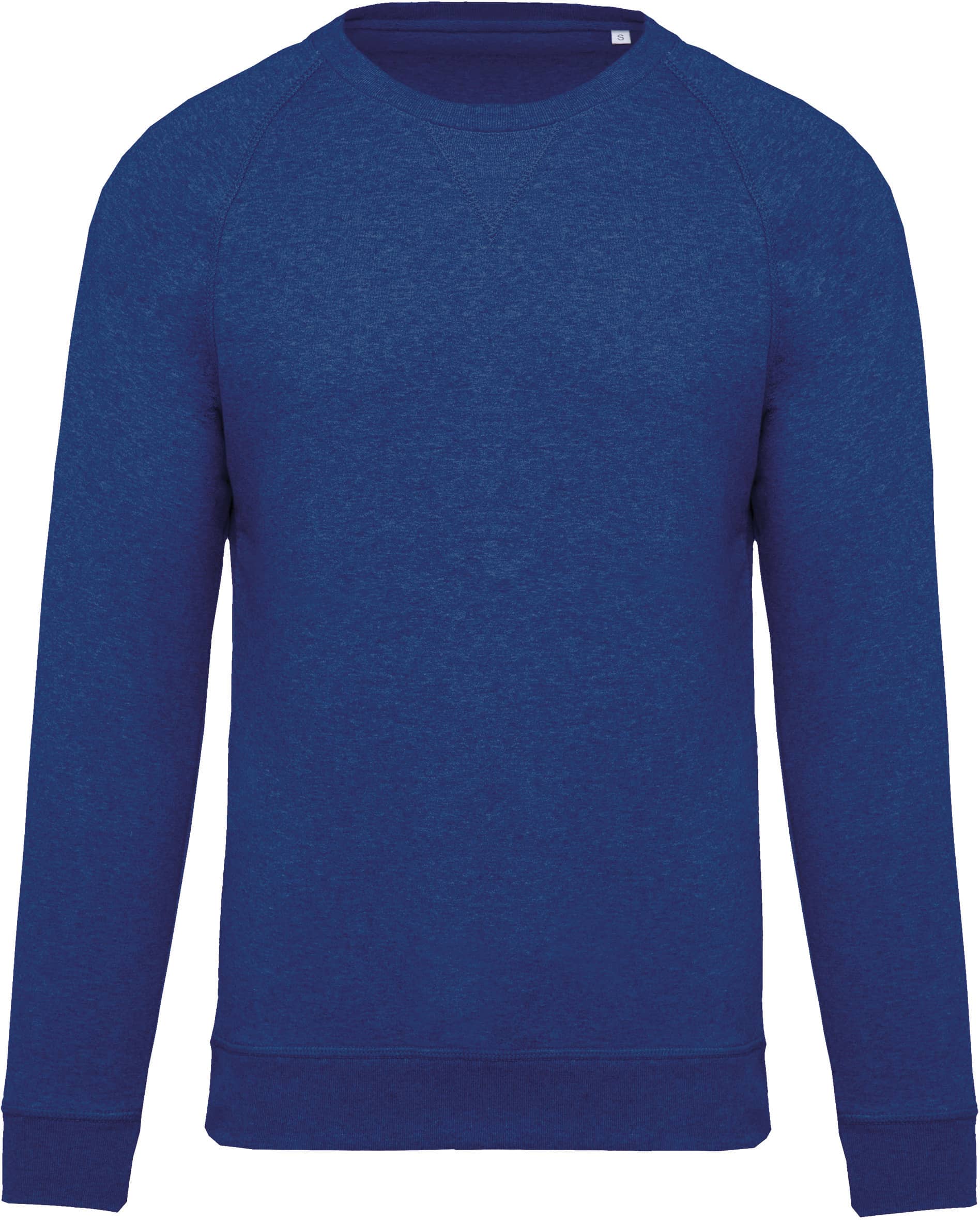 Herren Sweatshirt Bio-Baumwolle Rundhalsausschnitt Raglanärmel