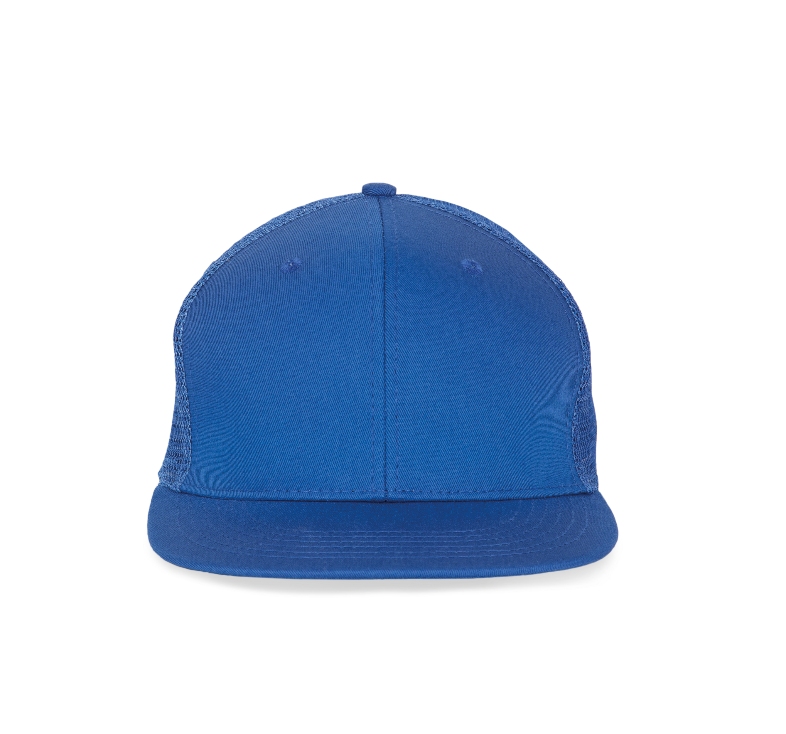 Trucker-Cap - 6-Panels-Kappe, Flachschirm