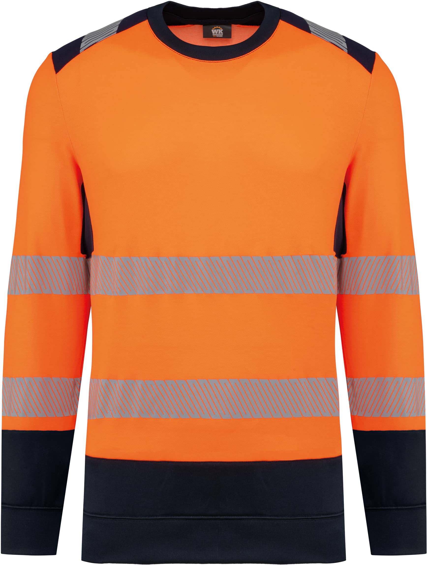 Recyceltes Sicherheitssweatshirt Rundhalsausschnitt