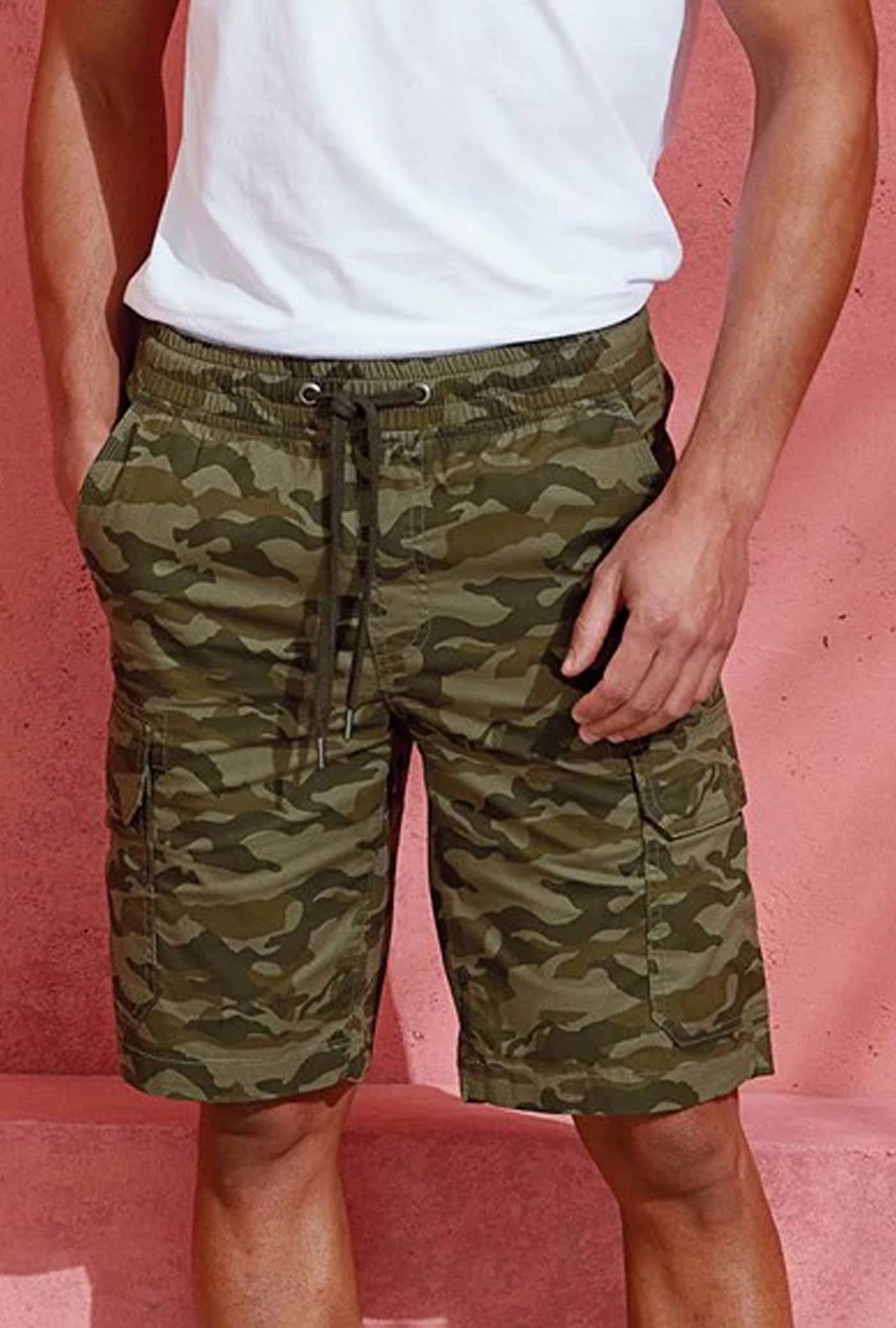 Men´s Camo Cargo Utility Shorts