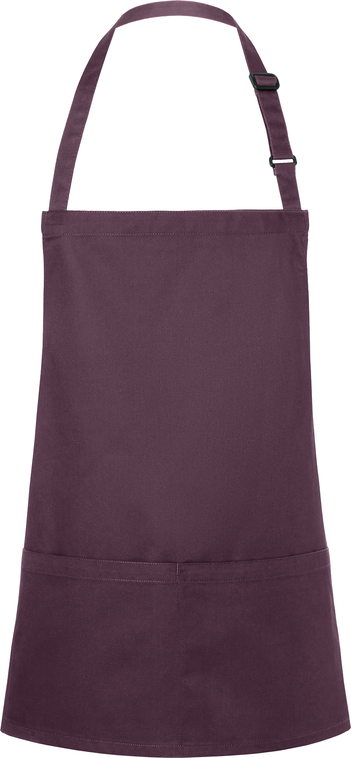 Kurze Latzschürze Basic mit Schnalle und Tasche