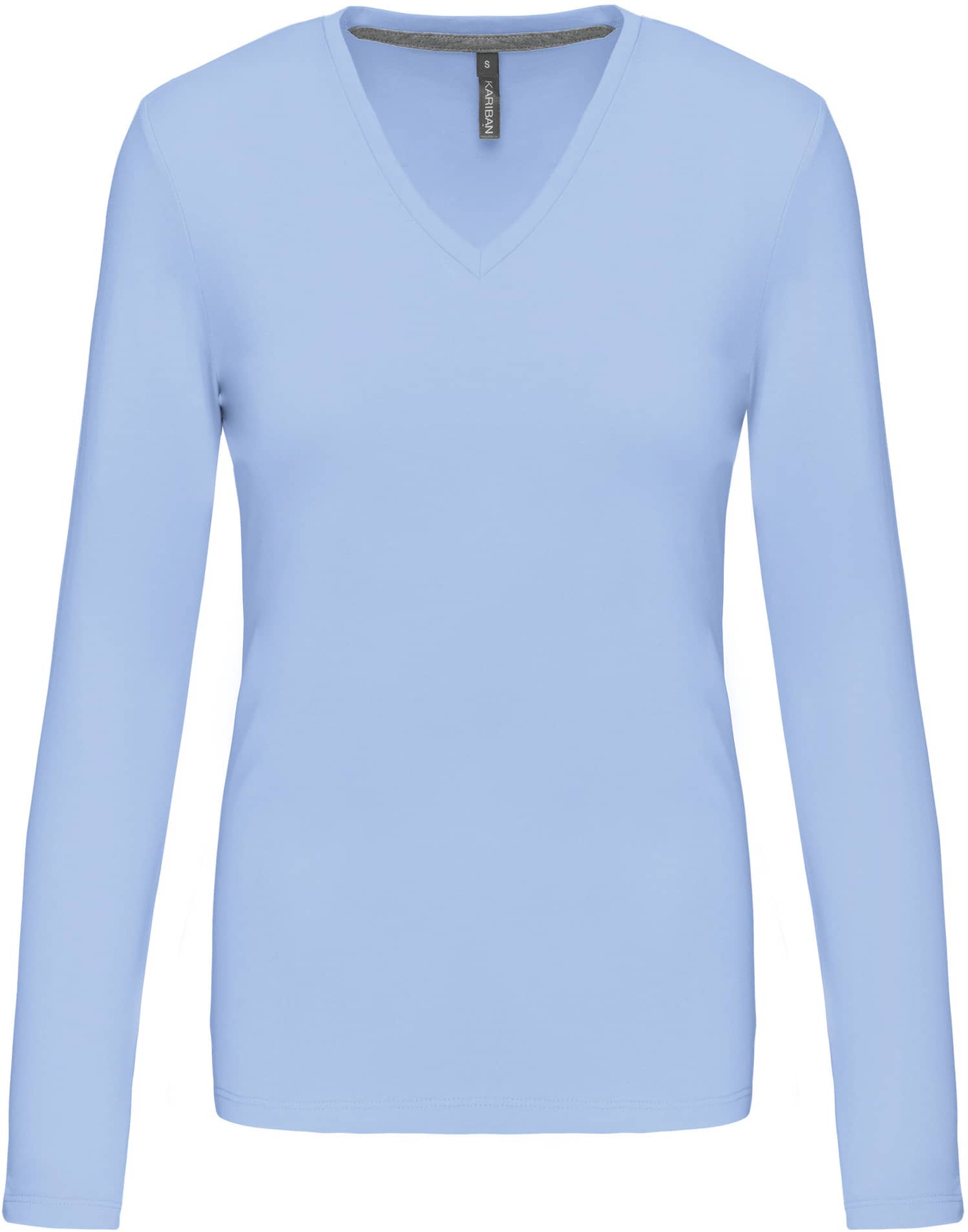 Ladies` Longsleeve V-Neck T-Shirt