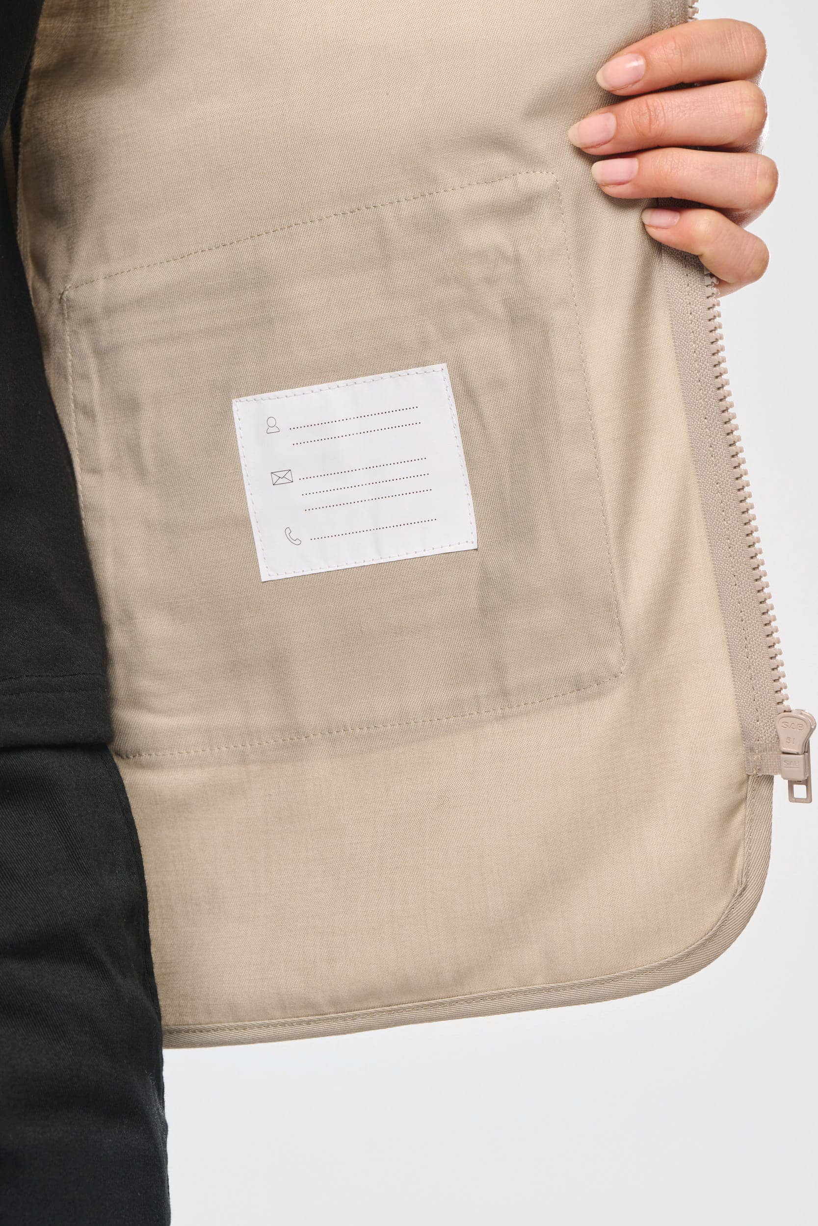 Gefütterte Unisex-Weste aus  Baumwollpolyester 609