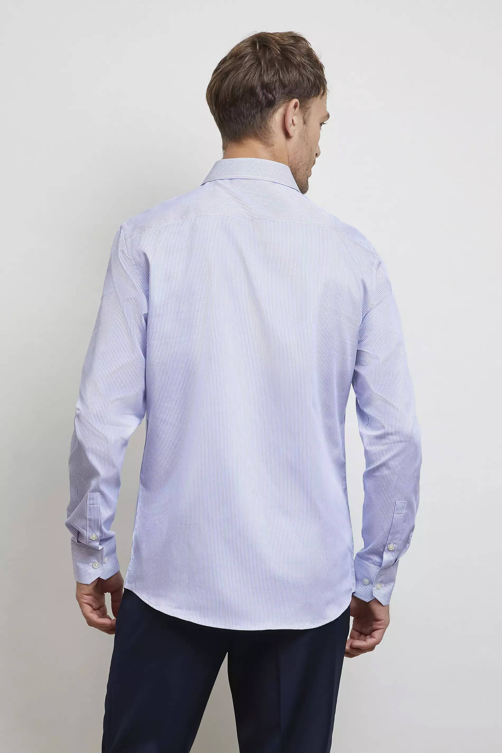 Men´s Easy Care Striped Shirt Baptiste