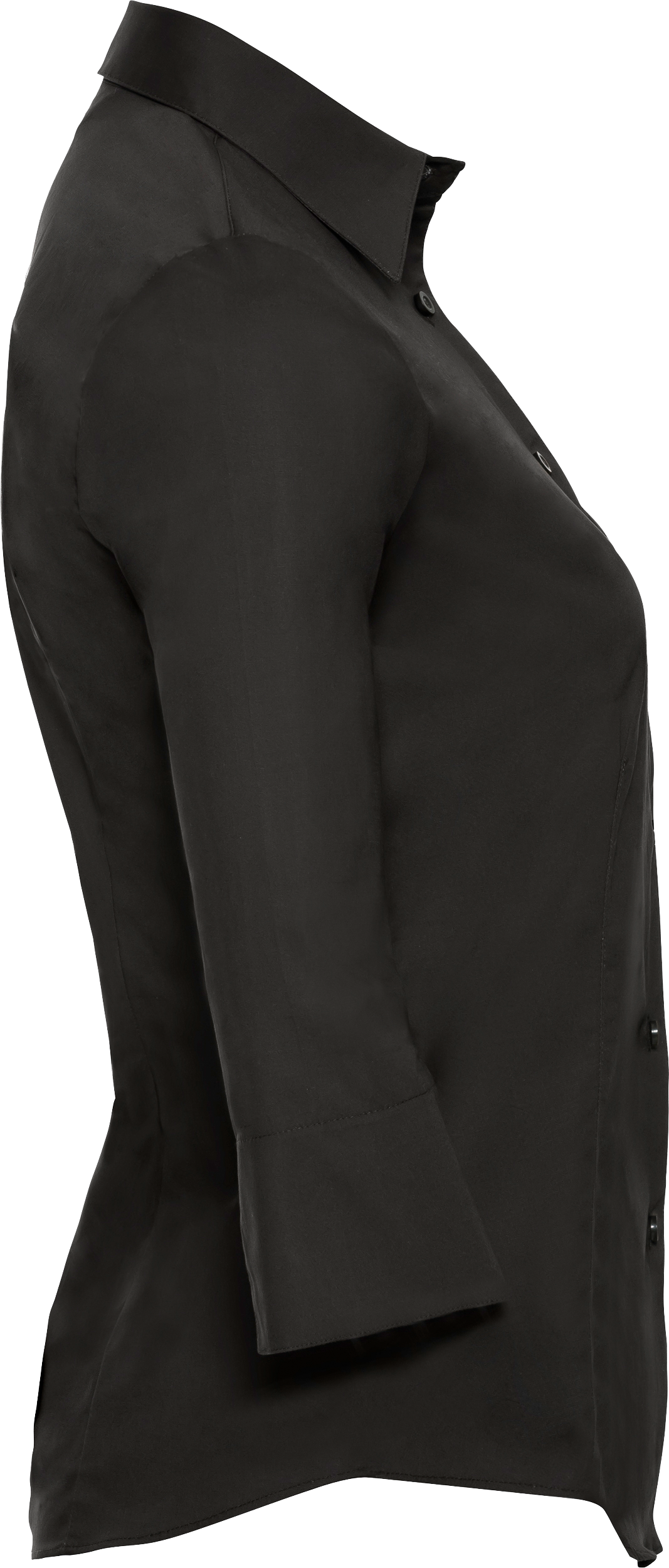 Ladies' Long Sleeve Classic Pure Cotton Poplin Shirt