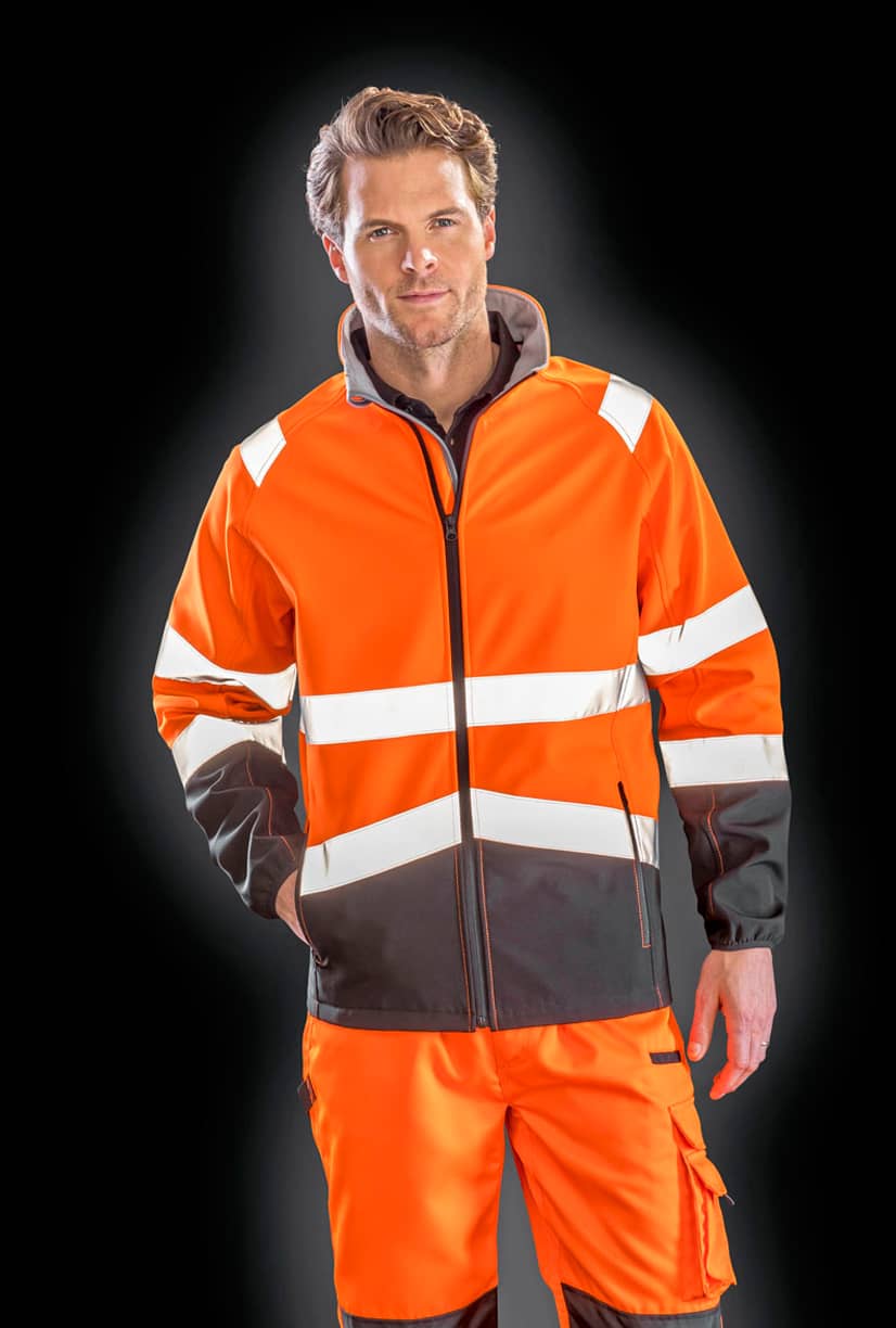 Printable Safety Softshell Jacket
