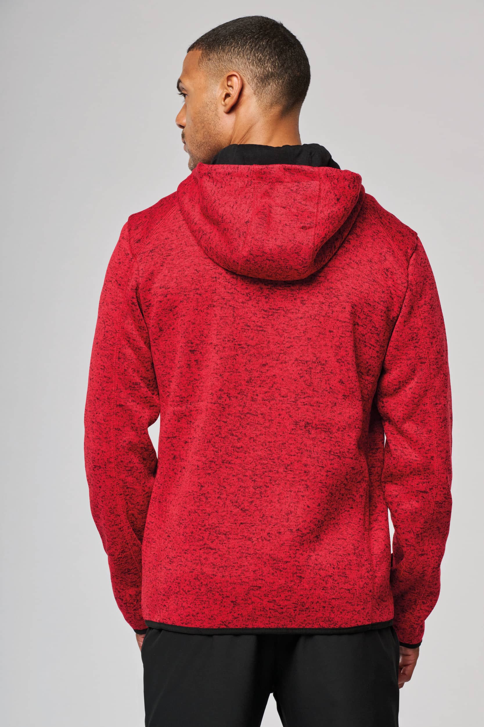 Herren-Hoodie aus Chiné