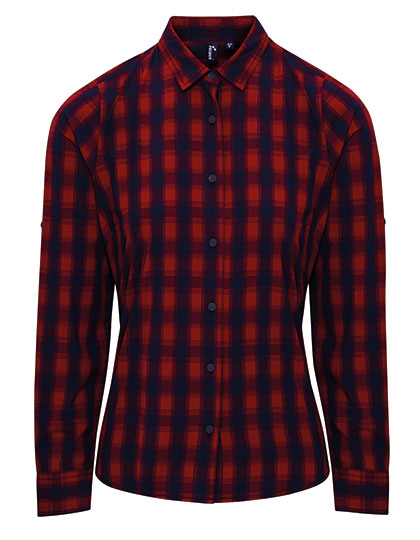 Women´s Mulligan Check Cotton Long Sleeve Shirt