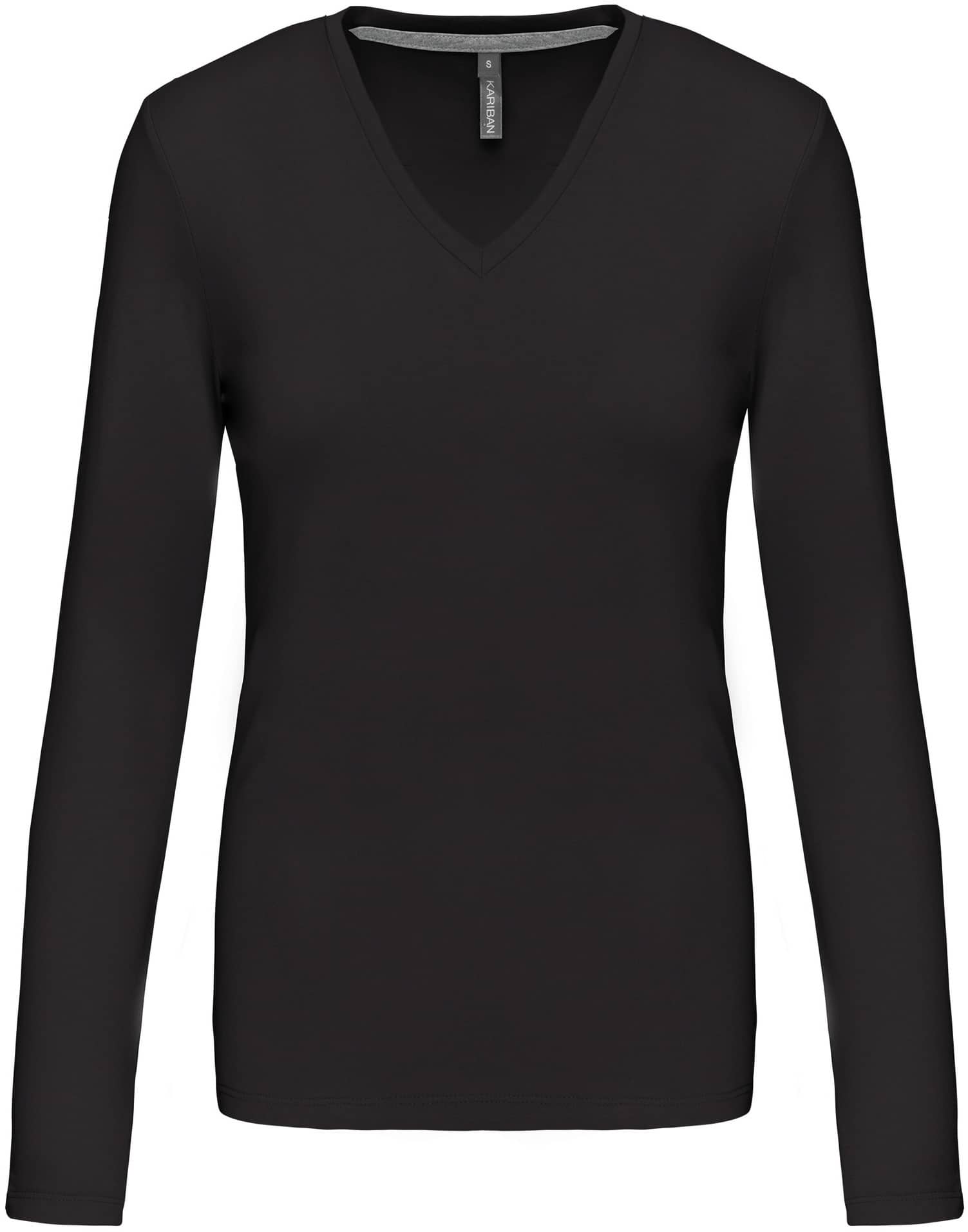 Ladies` Longsleeve V-Neck T-Shirt