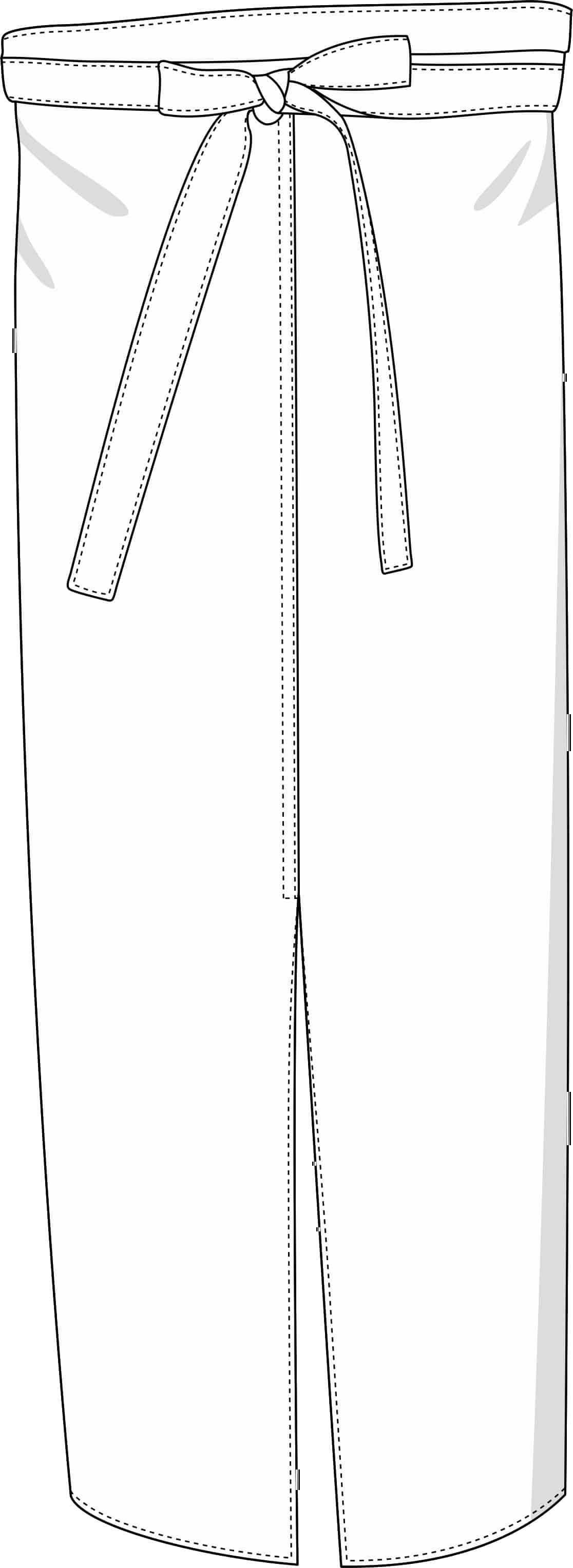Bistro Apron With Split