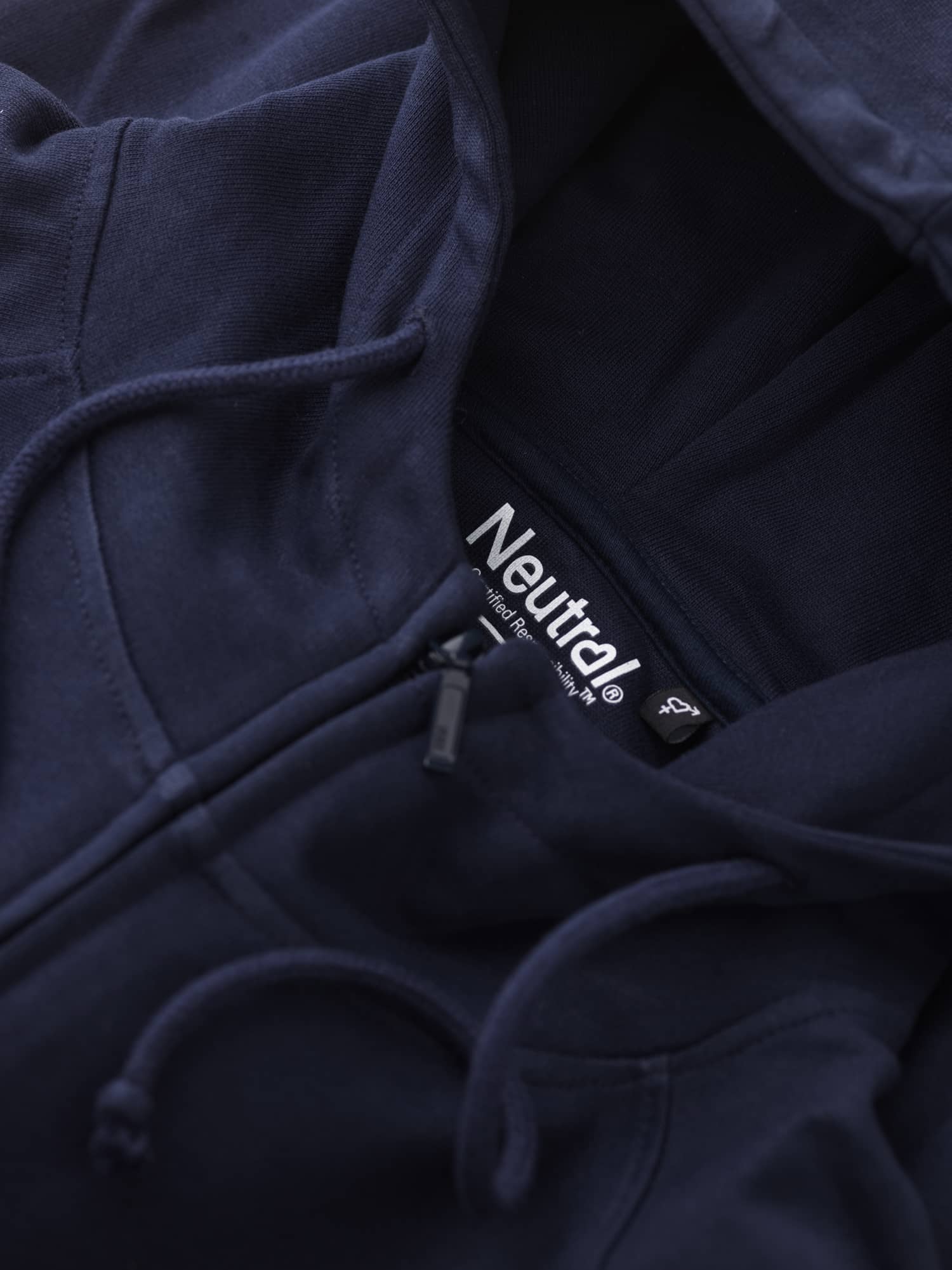 Unisex Hoodie With Hidden Zip