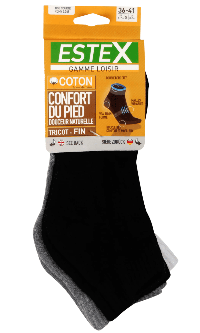 Romy Kurzschaftsocken 3-Paar-Pack