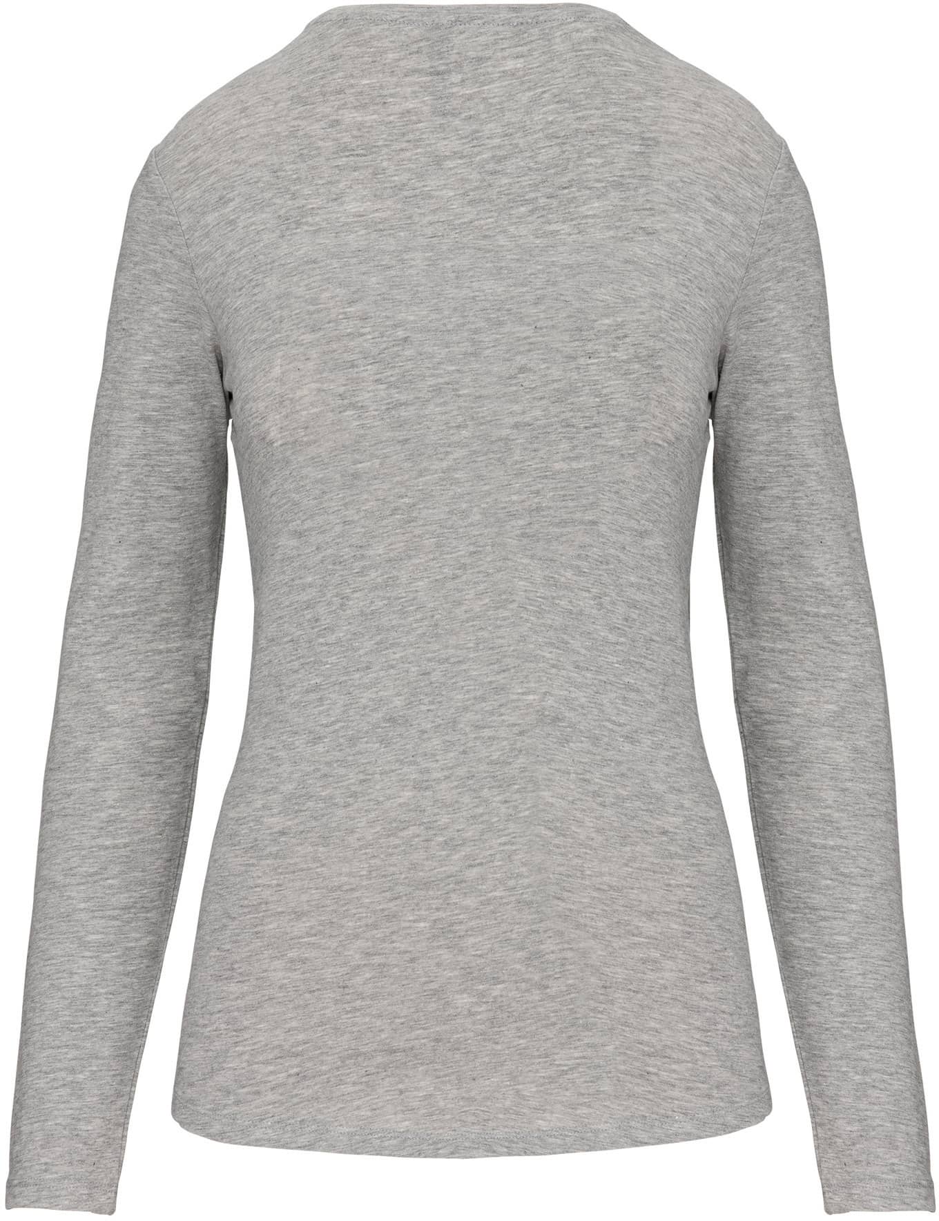 Damen Langarm-T-Shirt mit Rundhalsausschnitt