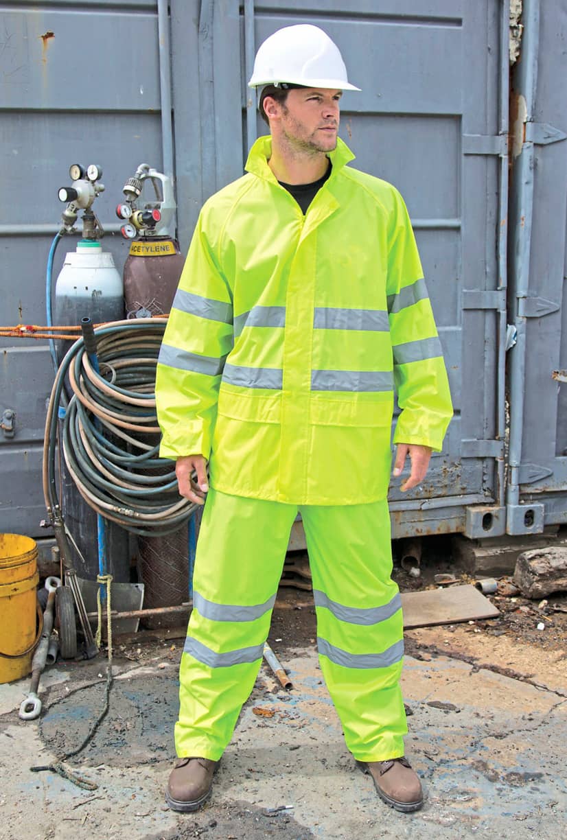 High Vis Waterproof Suit