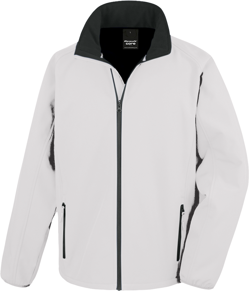 Men's Printable Softshell Jacket with Recycled Fleece Inner