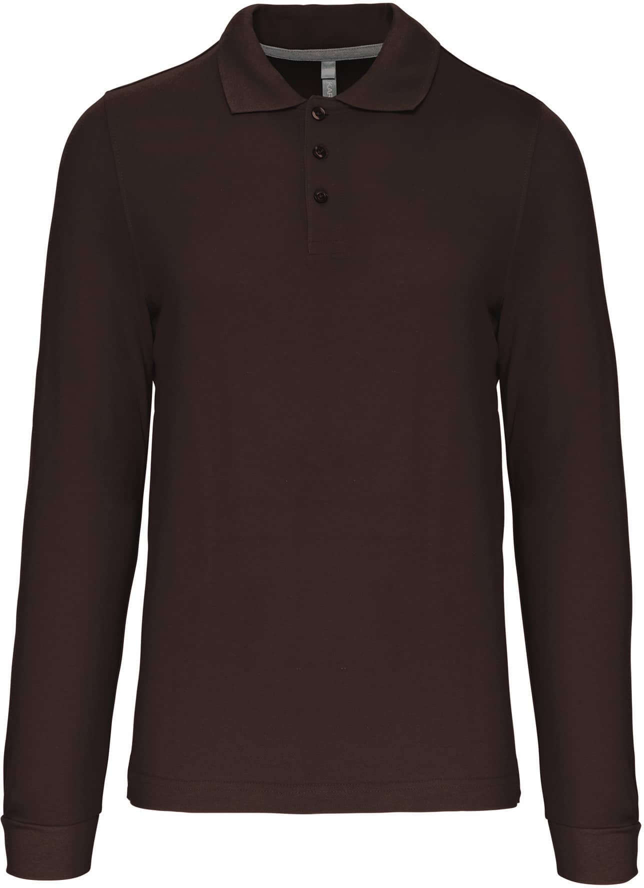 Herren Langarm Poloshirt