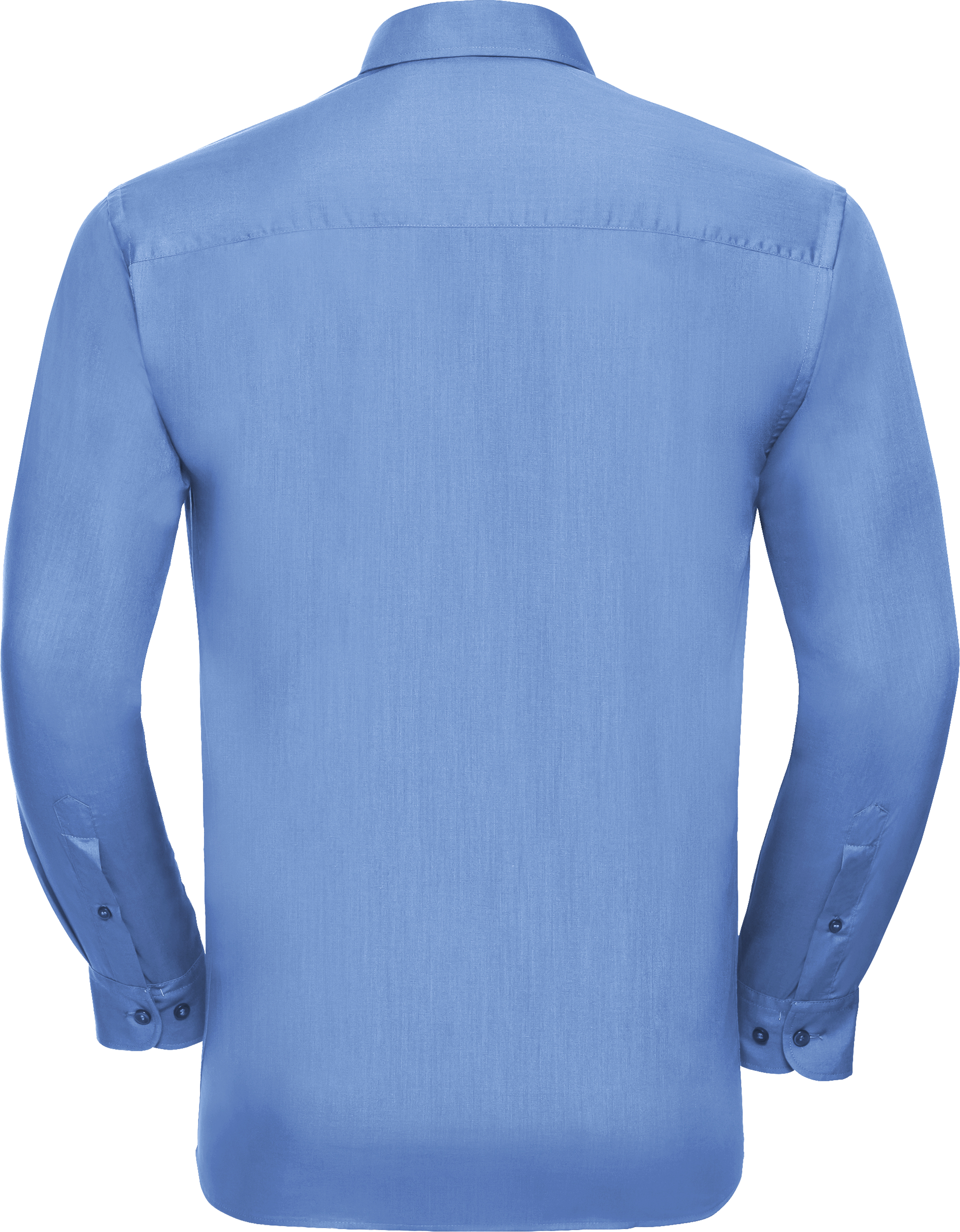 Men's Long Sleeve Classic Polycotton Poplin Shirt
