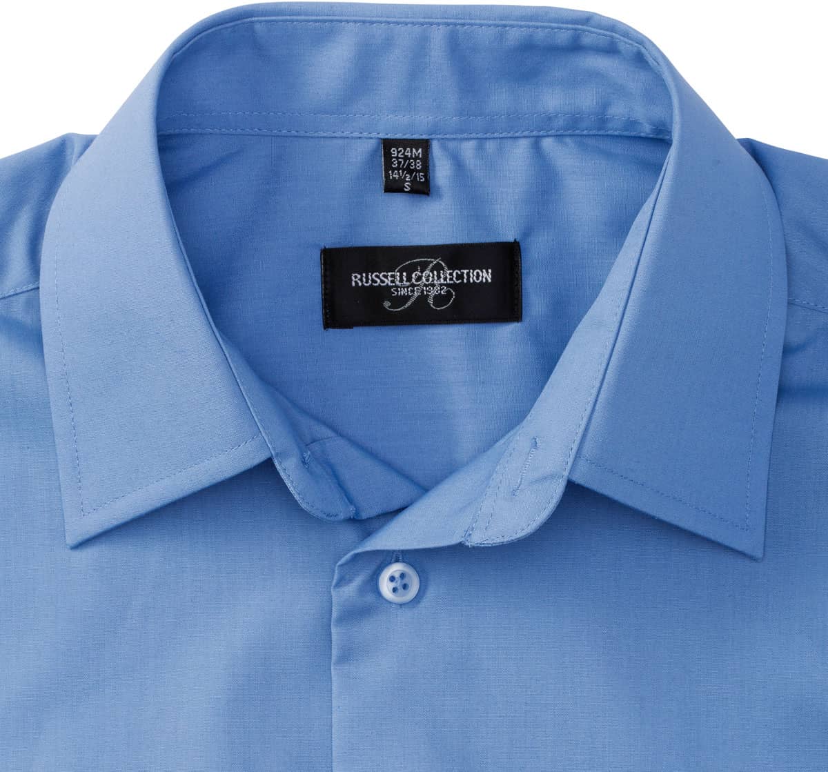 Men's Long Sleeve Tailored Polycotton Poplin Shirt