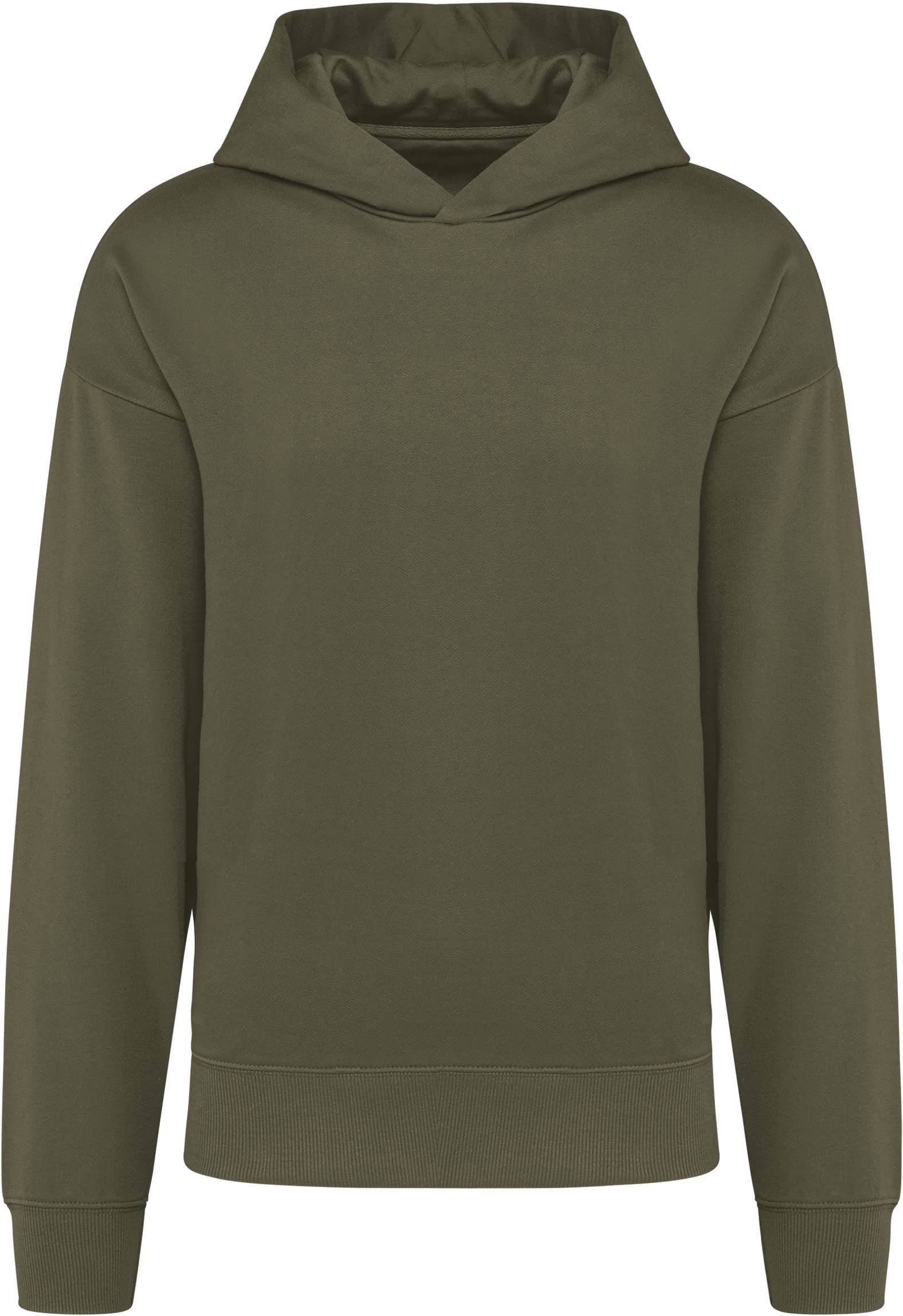 Kapuzensweatshirt aus Molton, Oversize, Unisex