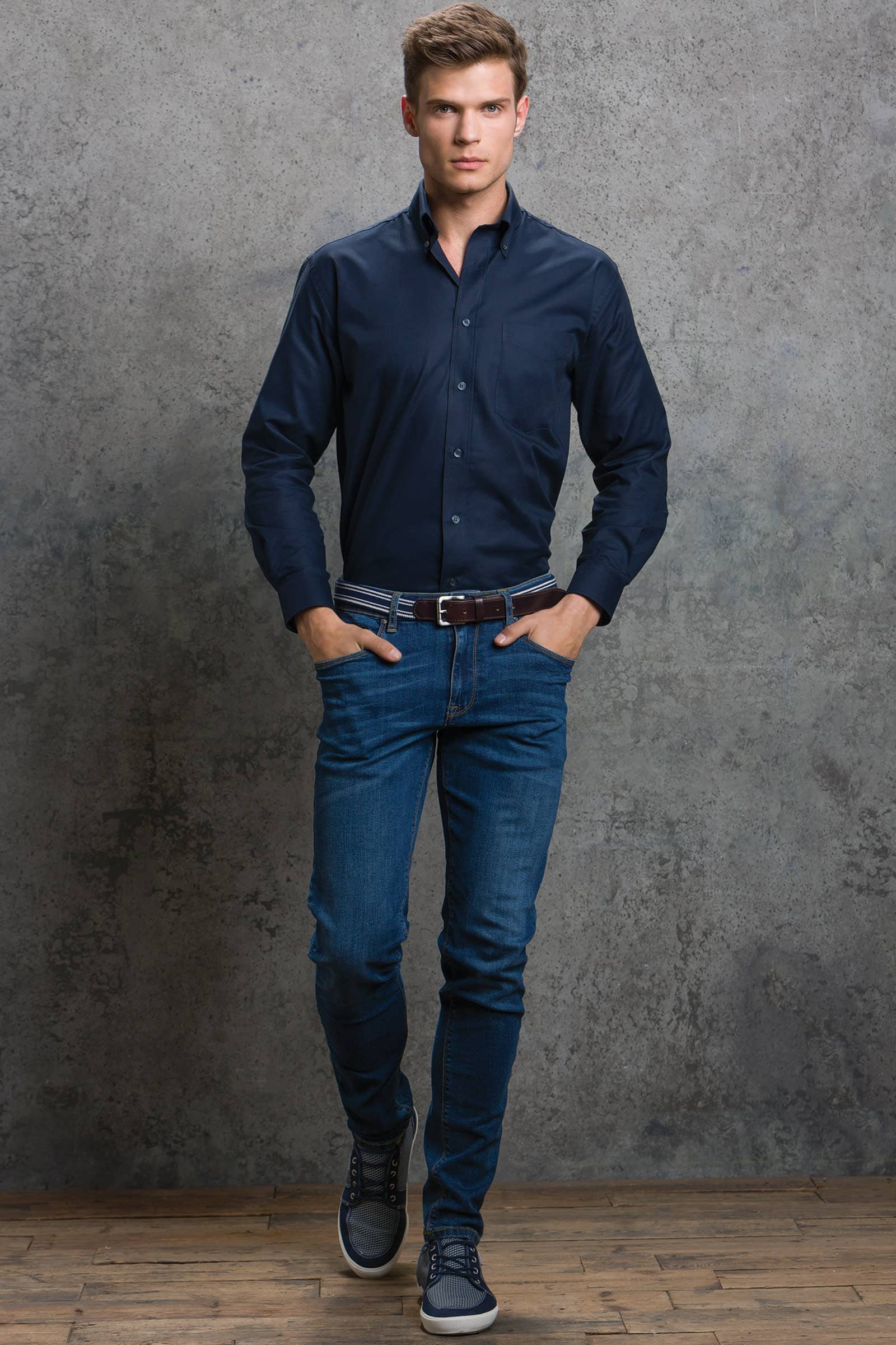 Men´s Classic Fit Workwear Oxford Shirt Long Sleeve