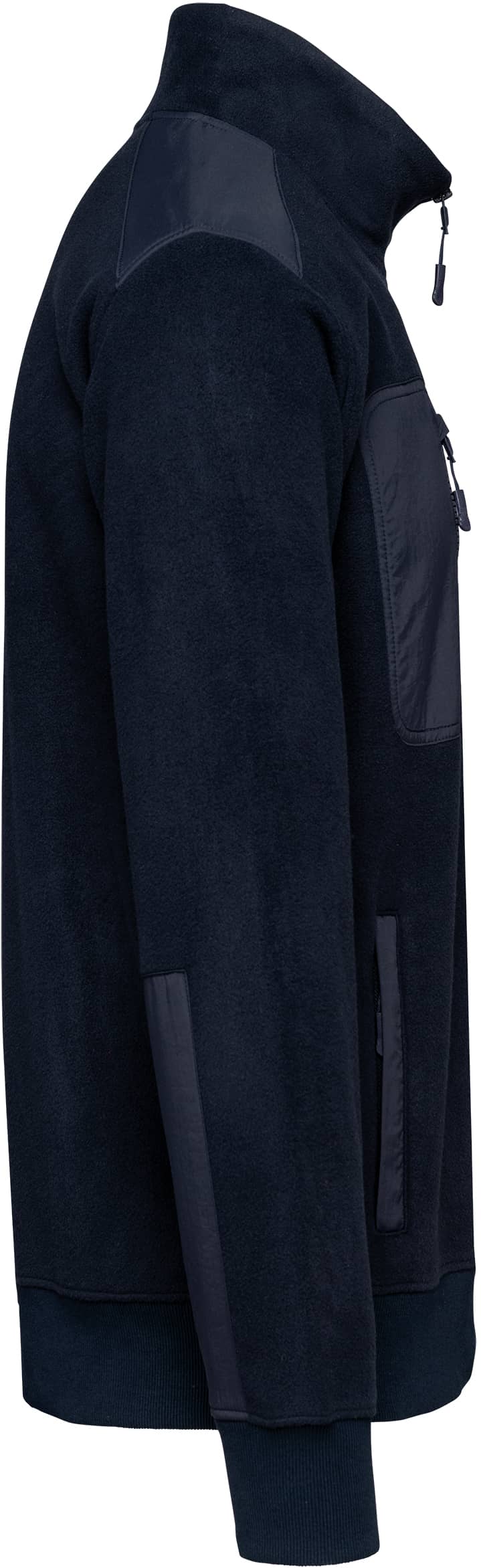 Umweltfreundlicher Fleecepullover mit Reißverschlusskragen, Unisex