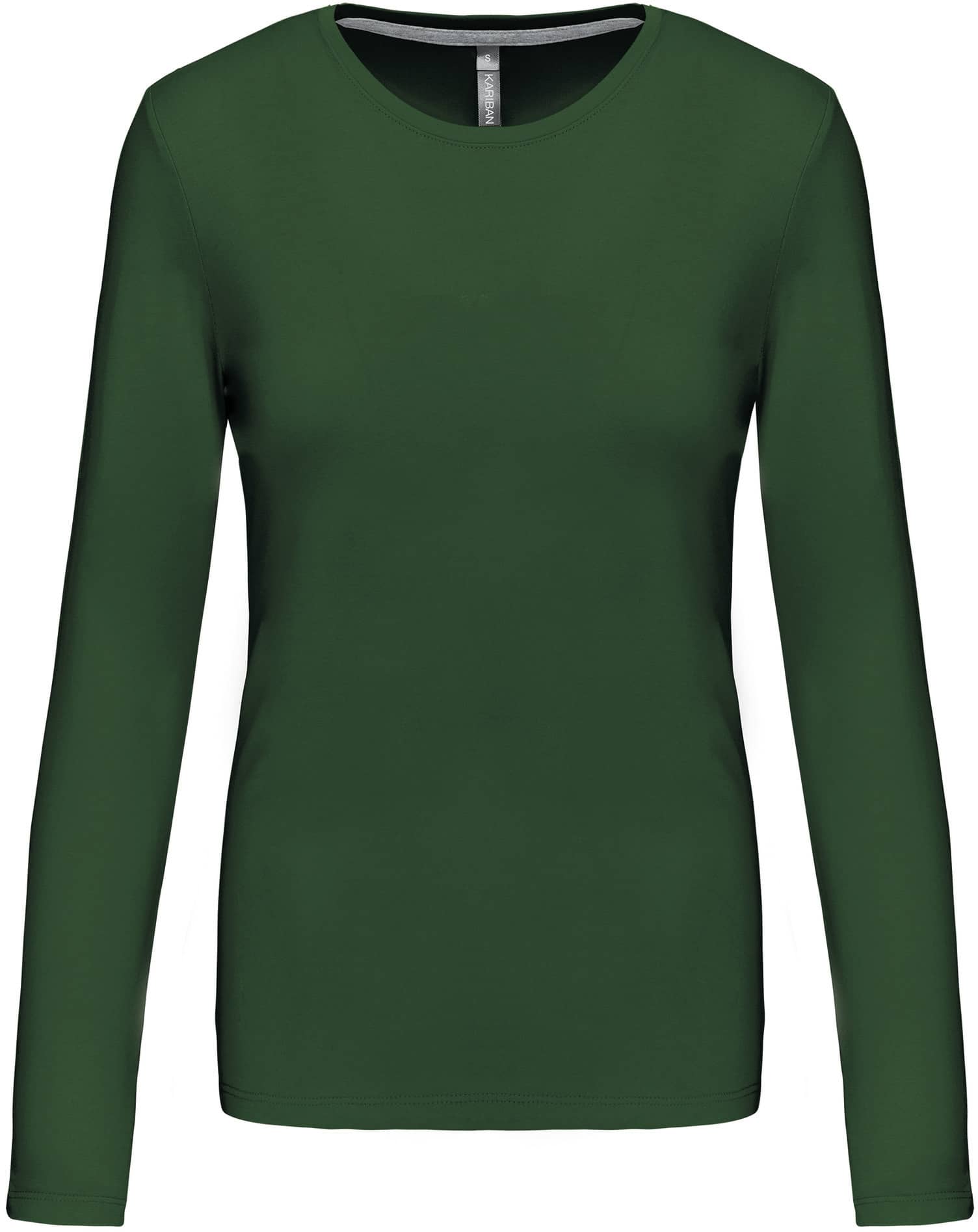 Ladies` Long-sleeved Crew Neck T-shirt