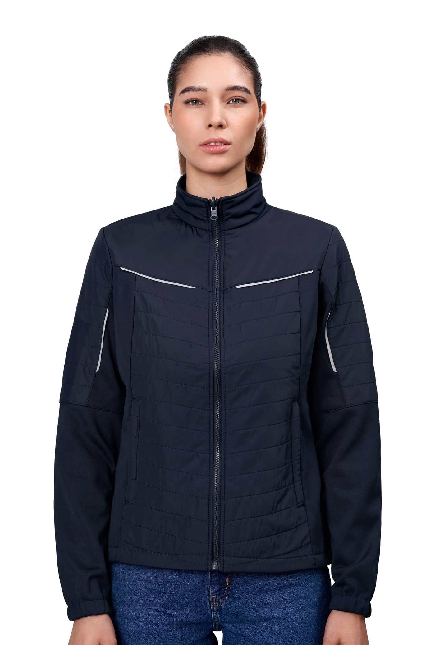 Zip-n-Mix Hybrid Jacke für Damen