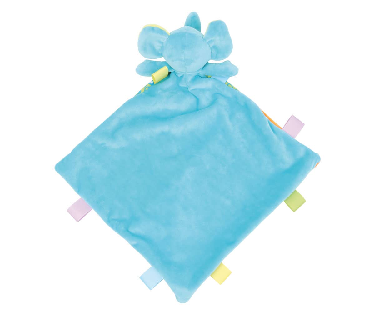 Baby Multi Coloured Comforter With Rattle