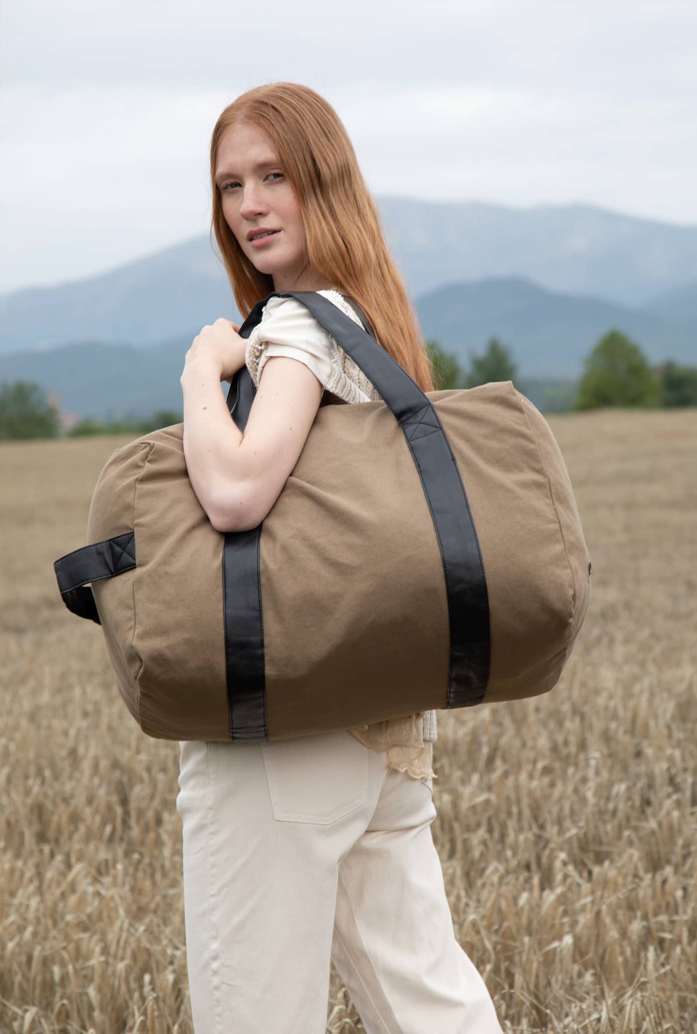 Reisetasche aus Baumwoll-Canvas