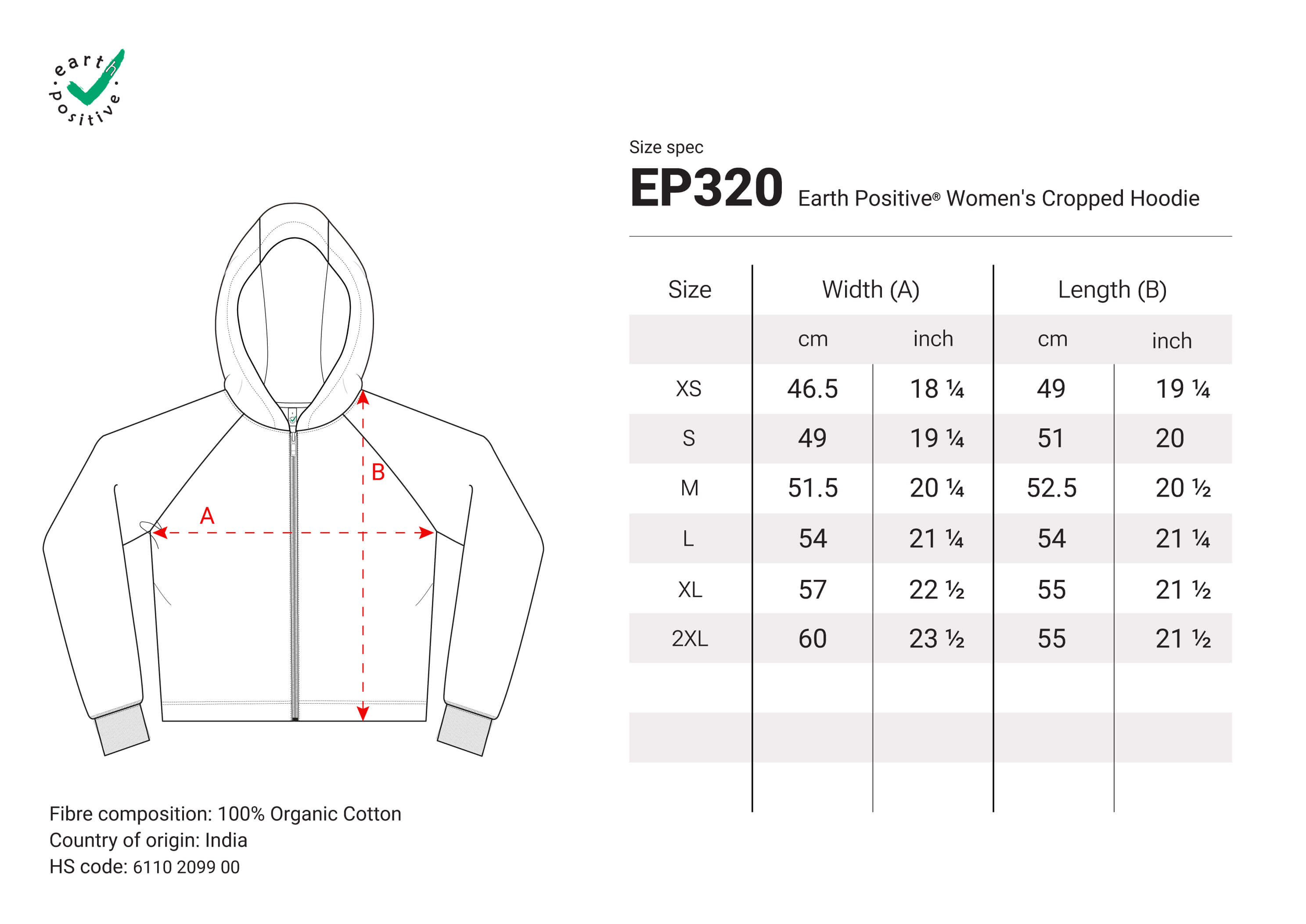 Women's Cropped Hoodie