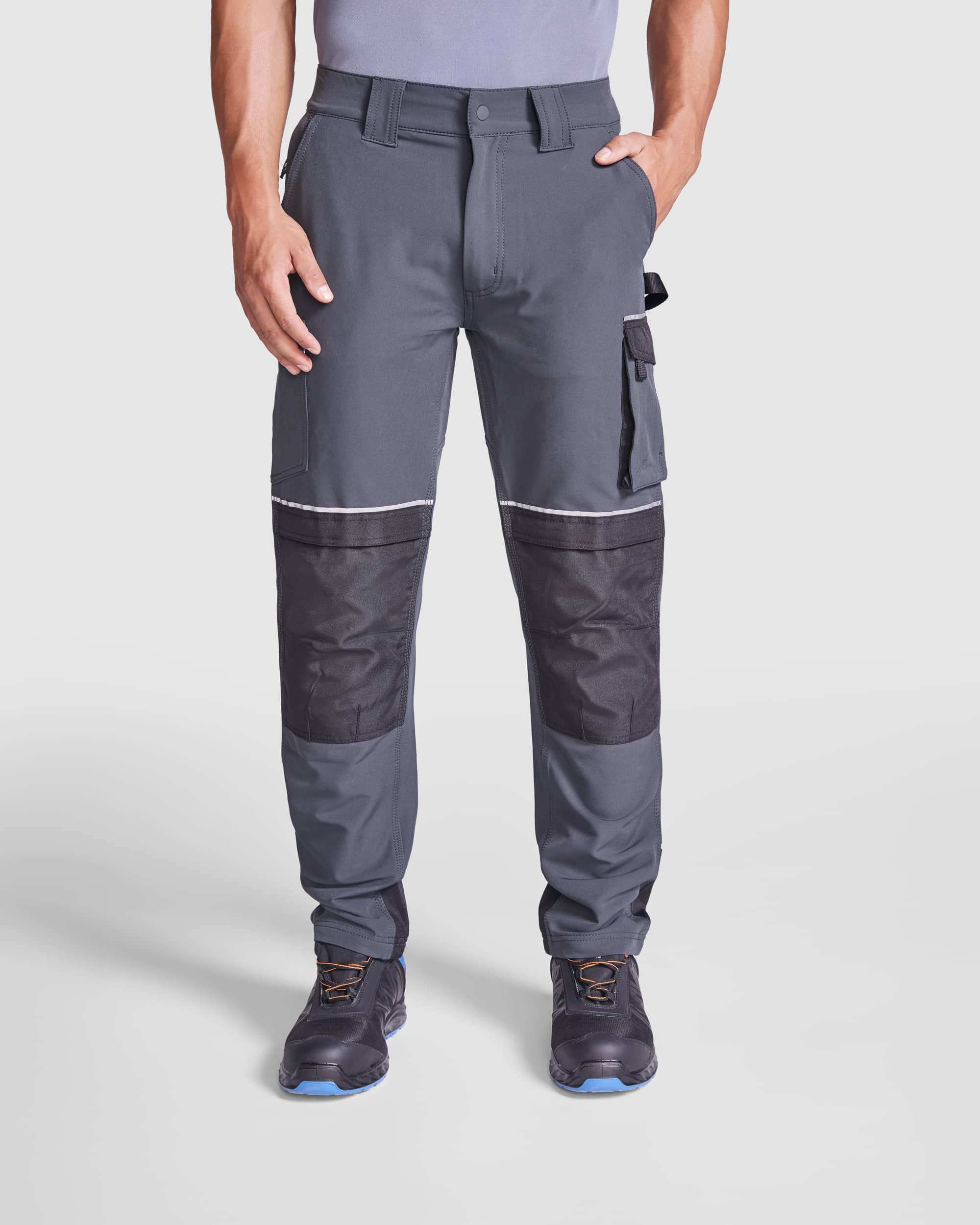 Multi-pocket Stretch Work Trousers Wall