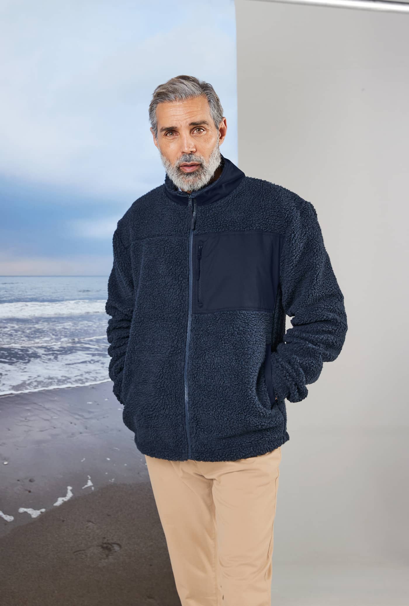 Recycelter Sherpa-Fleece