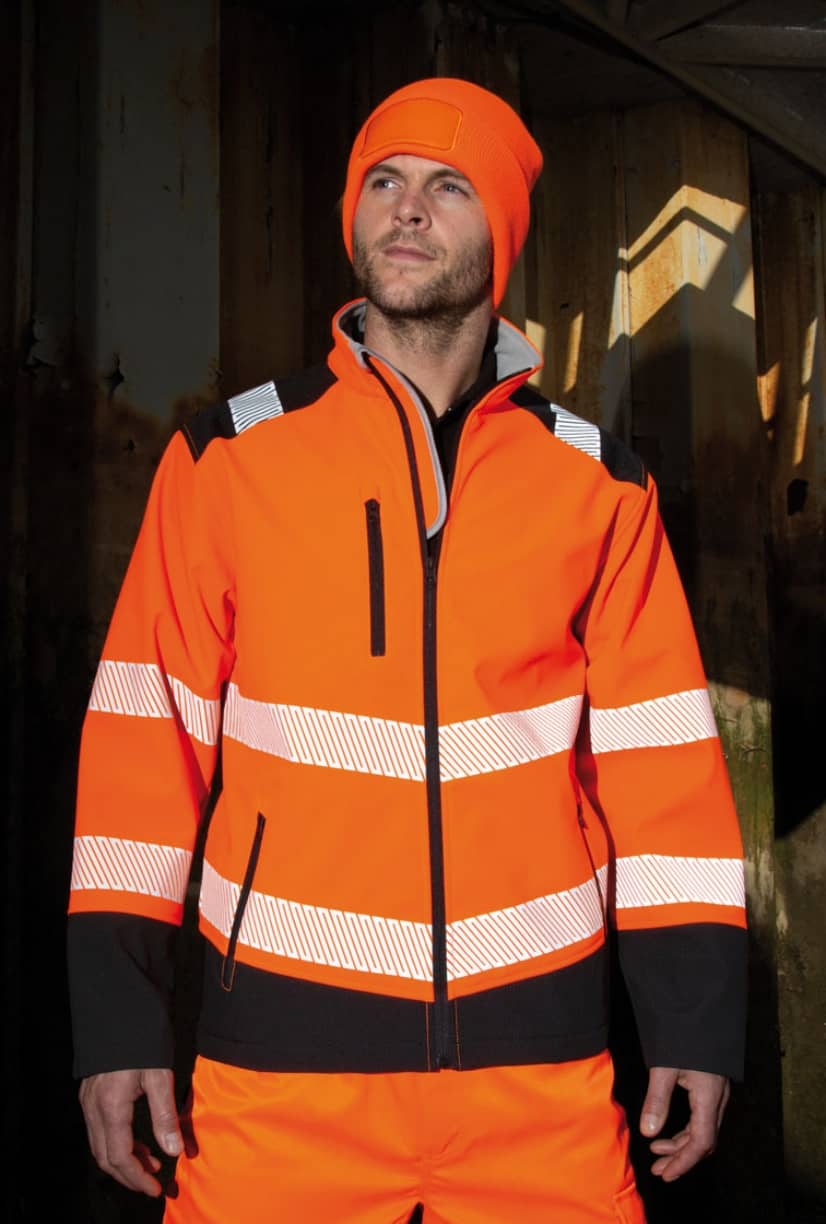 Printable Ripstop Safety Softshell Jacket