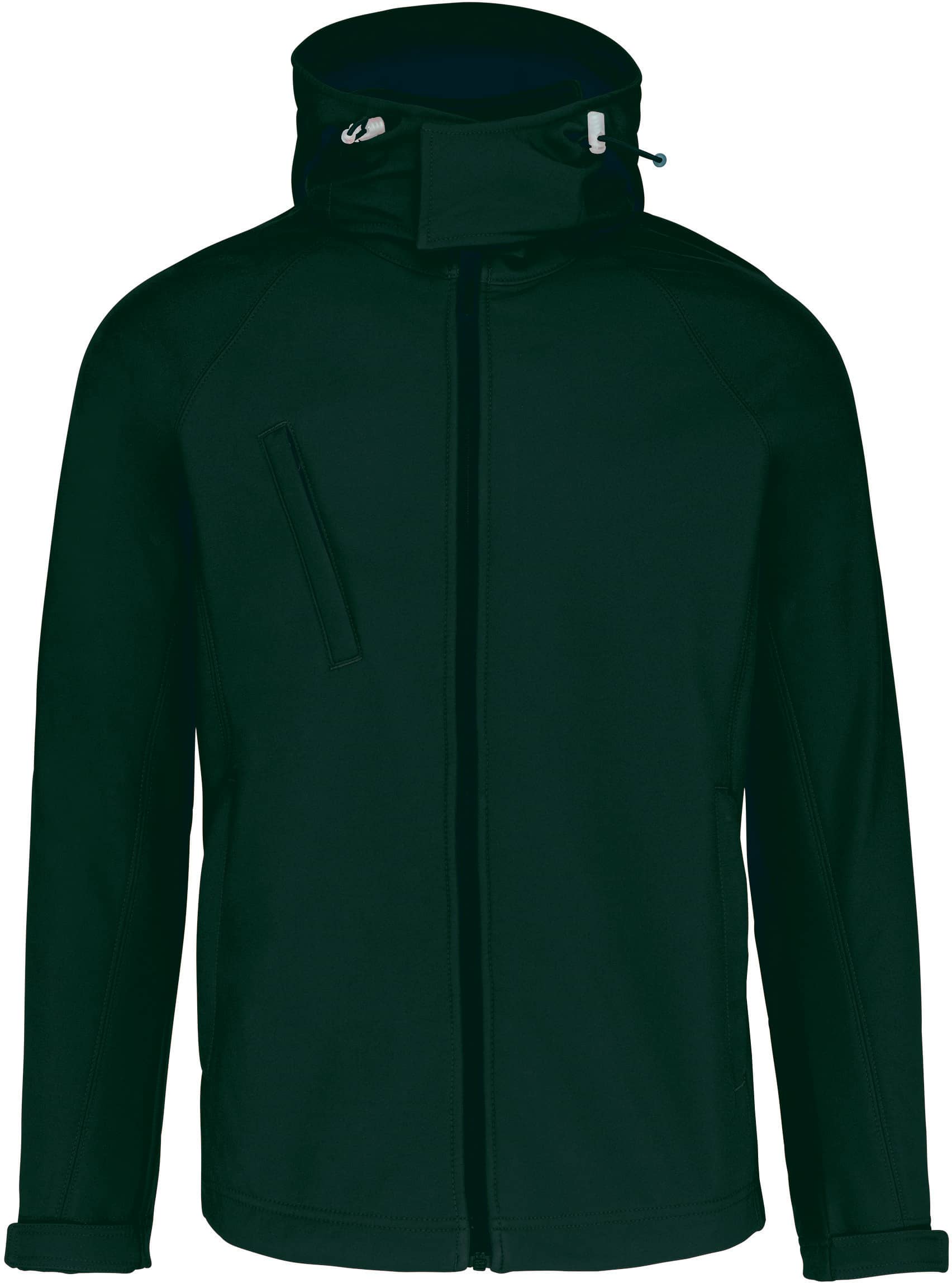Herren Softshell-Jacke mit Abnehmbare Kapuze