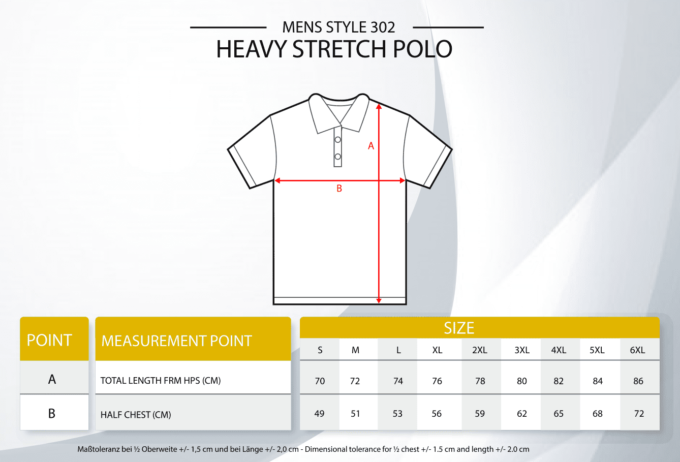 Men´s Heavy Stretch Polo