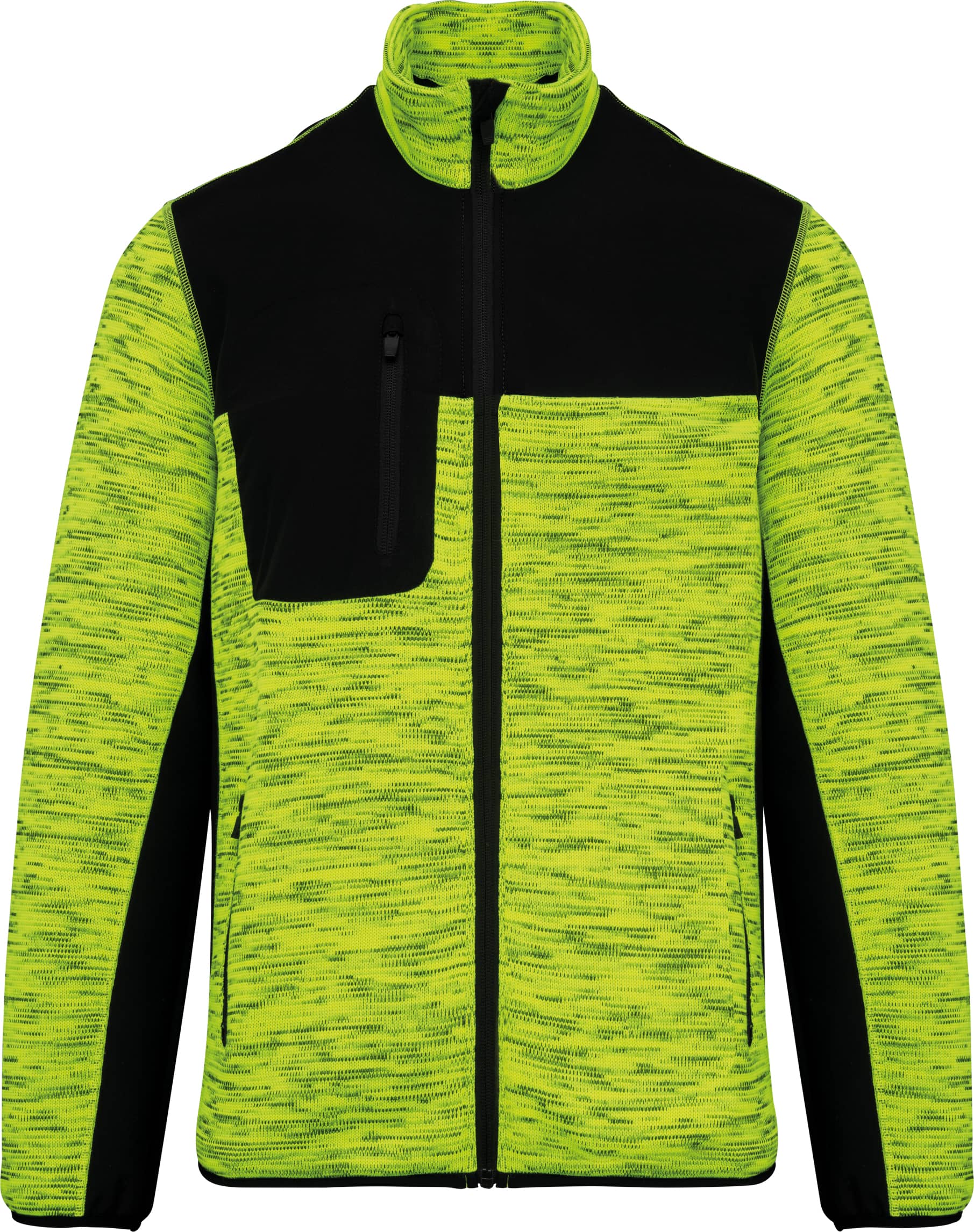Recycelte Herren Polyestertrikot Jacke