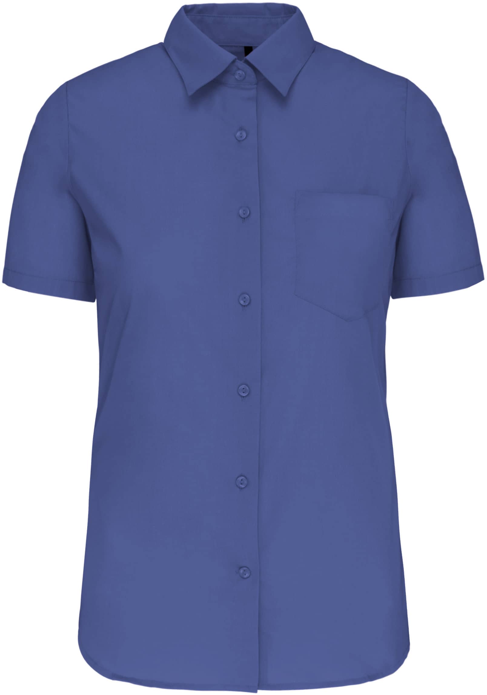 Damen Popelinebluse Kurzarm