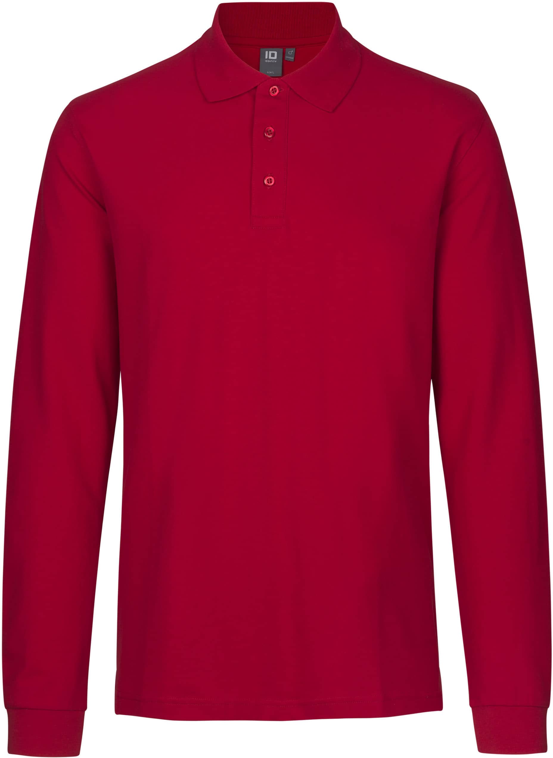 Langarm Stretch-Poloshirt 544