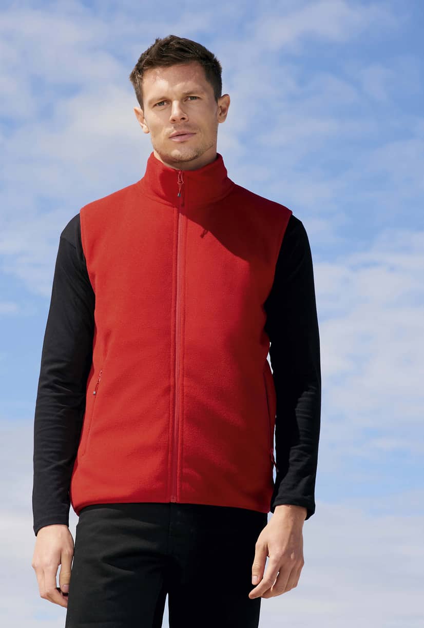 Unisex Factor Zipped Fleece Bodywarmer
