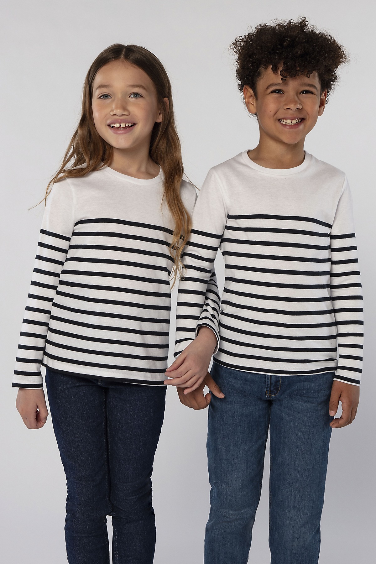 Kids´ Long Sleeve Striped T-Shirt Matelot
