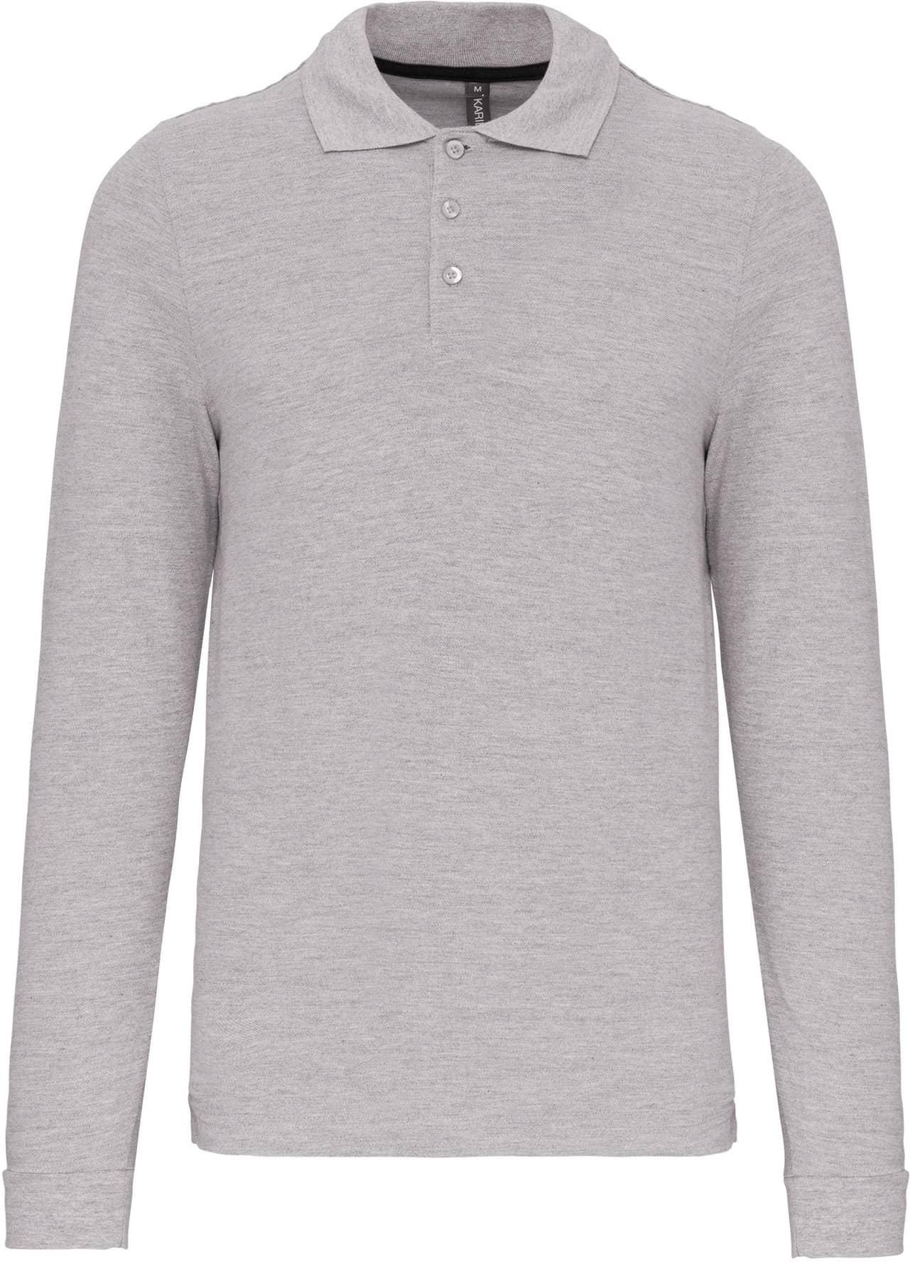 Herren Langarm Poloshirt
