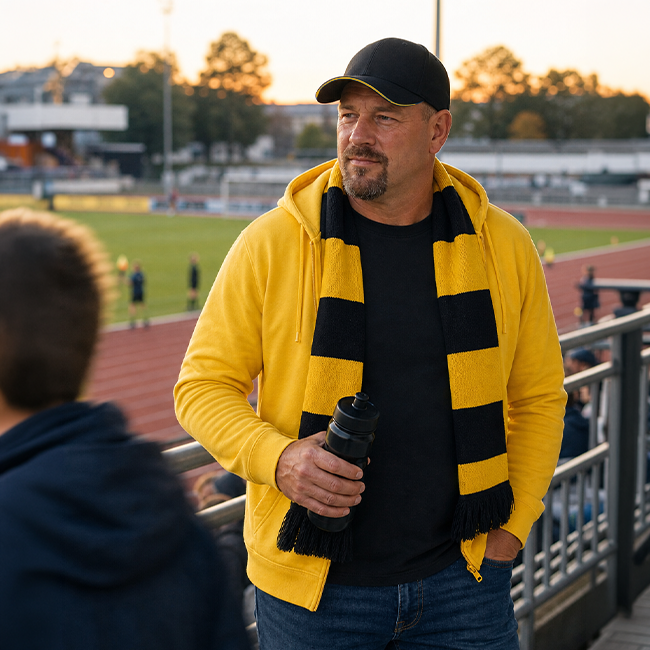 Vom Trainingsplatz bis in die Fankurve