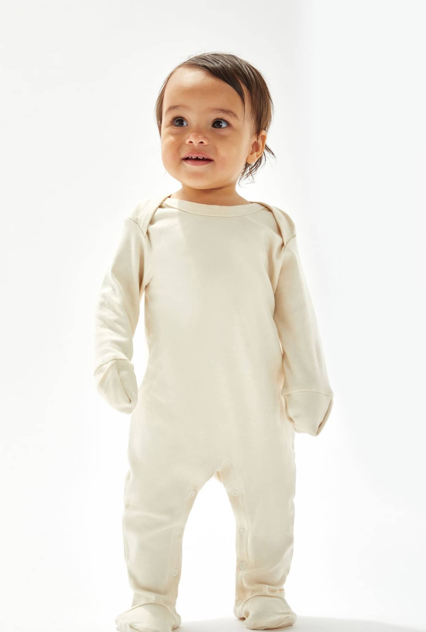 Baby Sleepsuit With Scratch Mitts