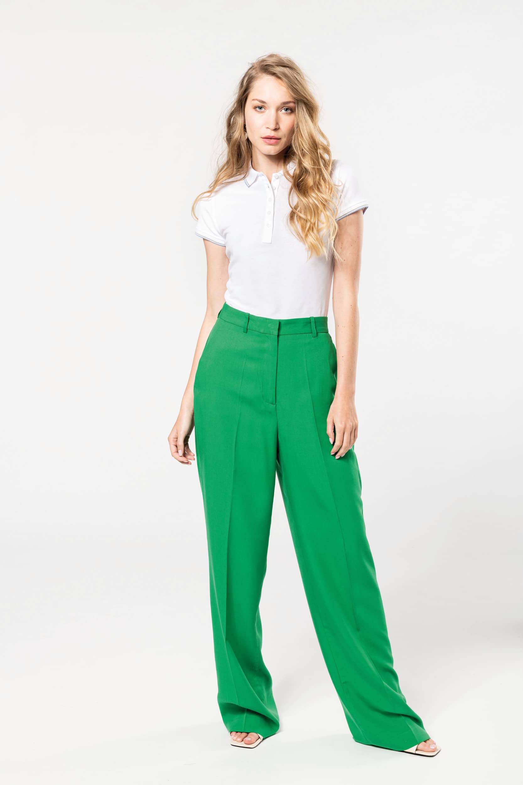 Damen Piqué Poloshirt Kurzarm
