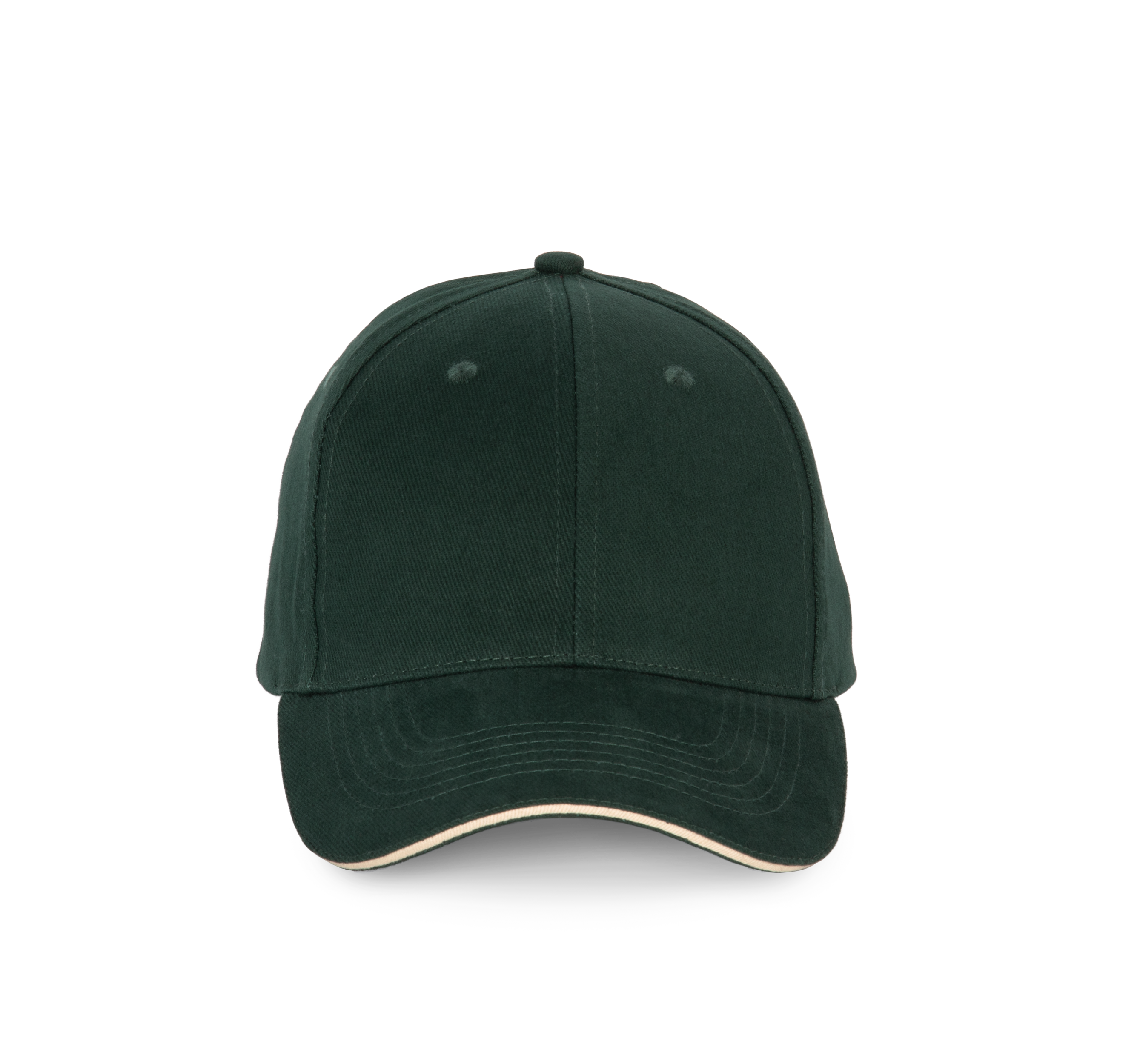 6-Panel-Kappe mit Kontrast-Sandwichschirm